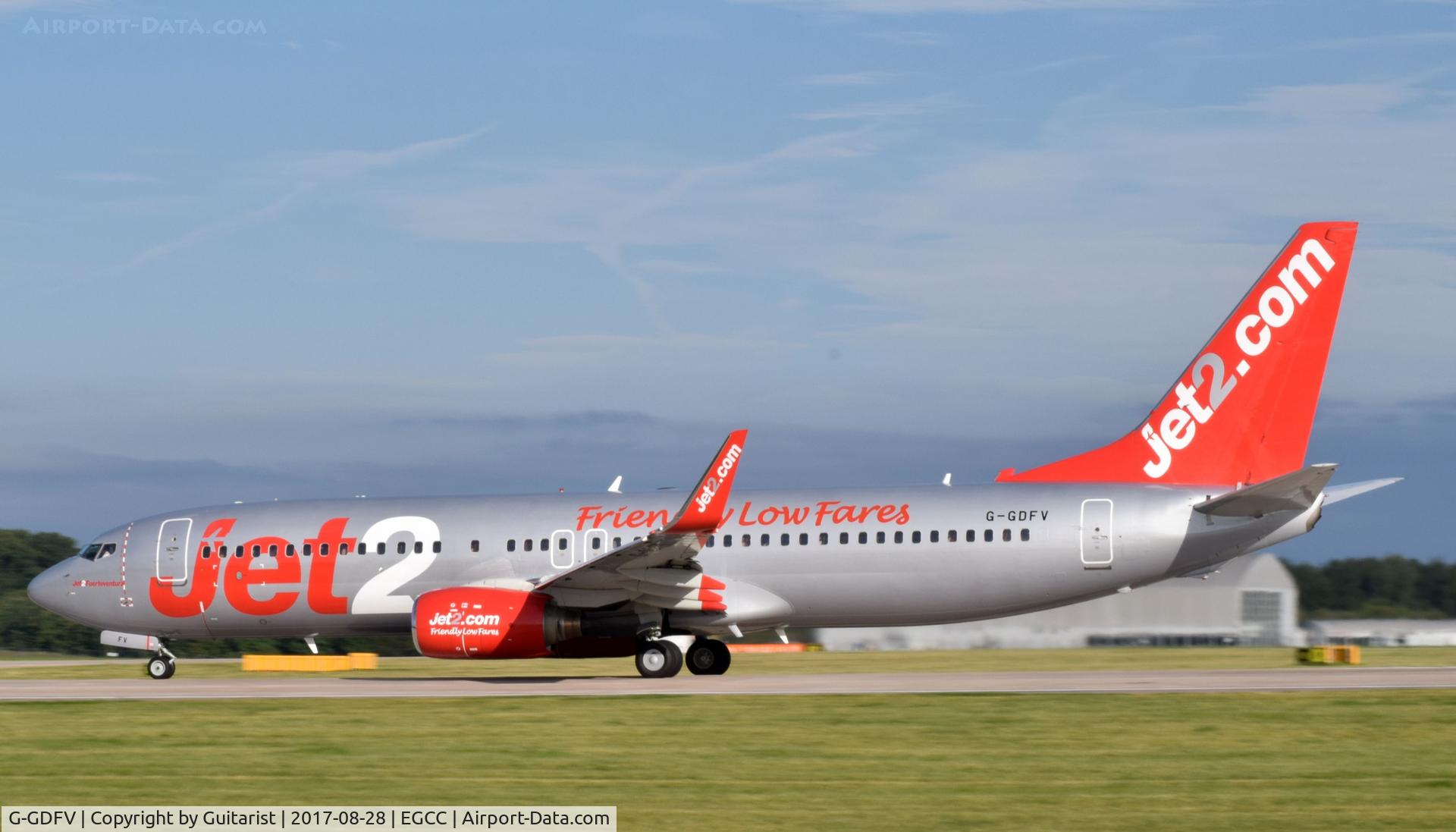 G-GDFV, 1998 Boeing 737-85F C/N 28821, At Manchester