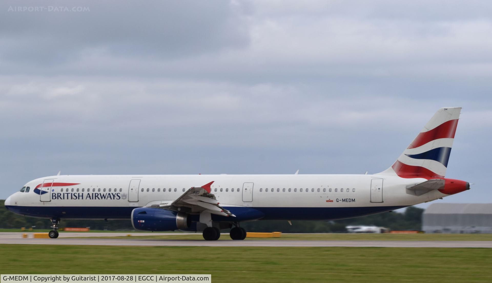 G-MEDM, 2006 Airbus A321-231 C/N 2799, At Manchester