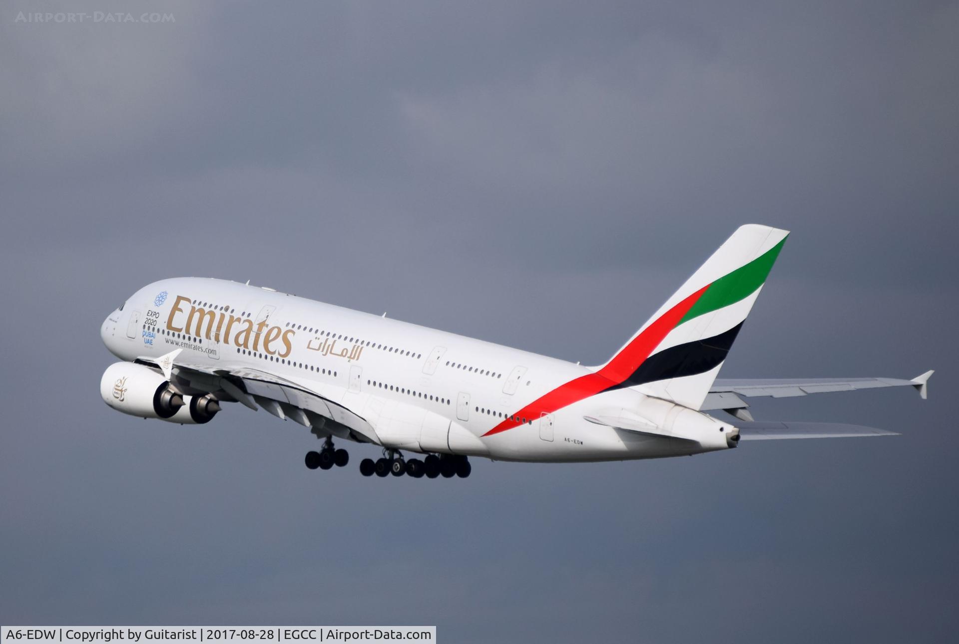 A6-EDW, 2012 Airbus A380-861 C/N 103, At Manchester