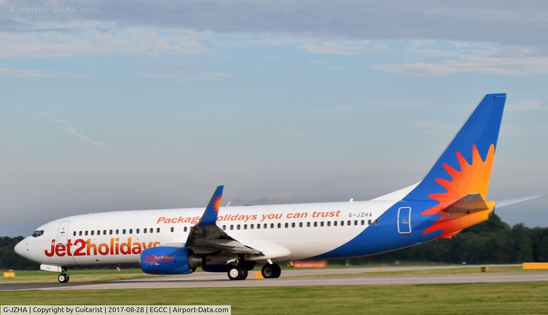 G-JZHA, 2001 Boeing 737-8K5 C/N 30417, At Manchester