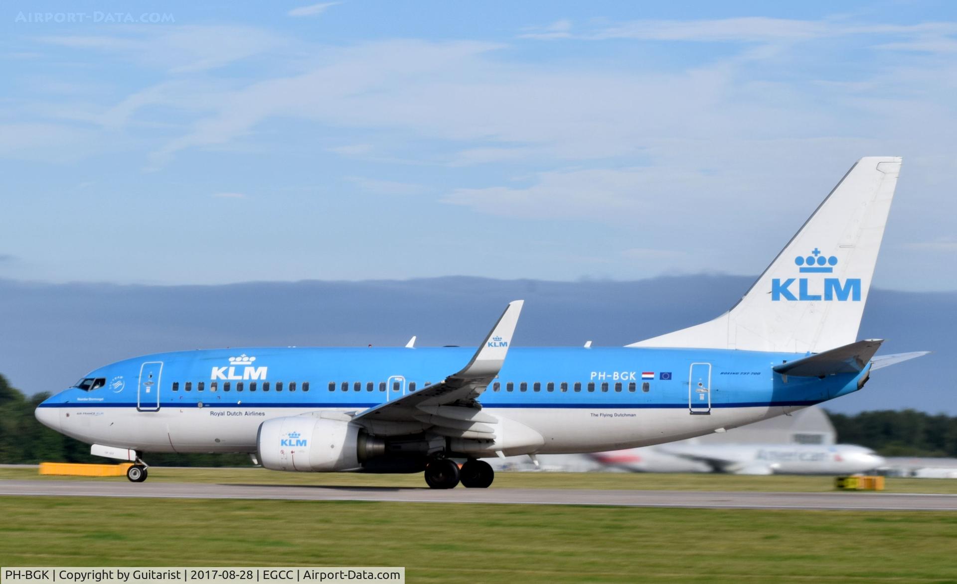 PH-BGK, 2010 Boeing 737-7K2 C/N 38054, At Manchester