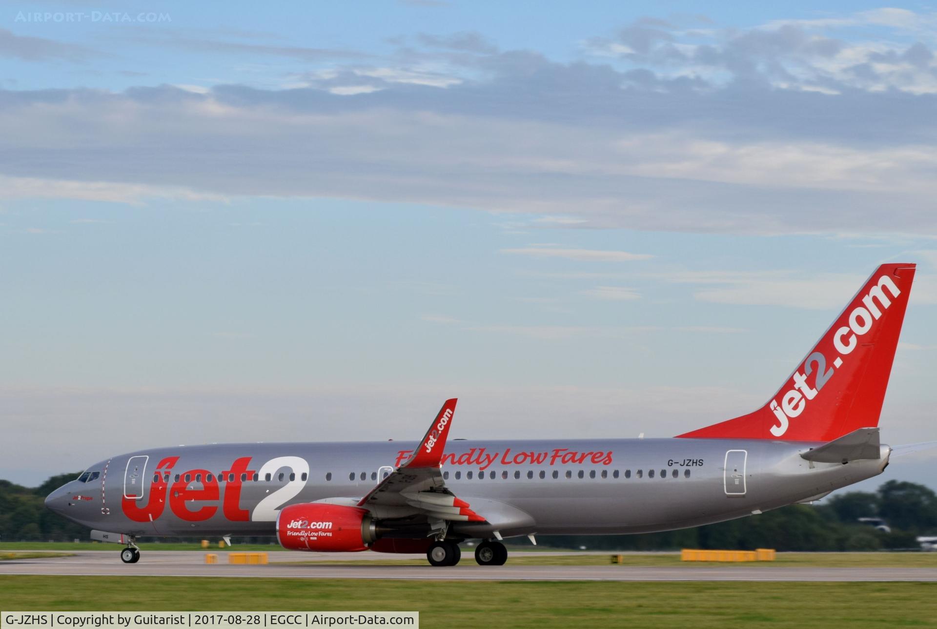 G-JZHS, 2016 Boeing 737-800 C/N 63149, At Manchester