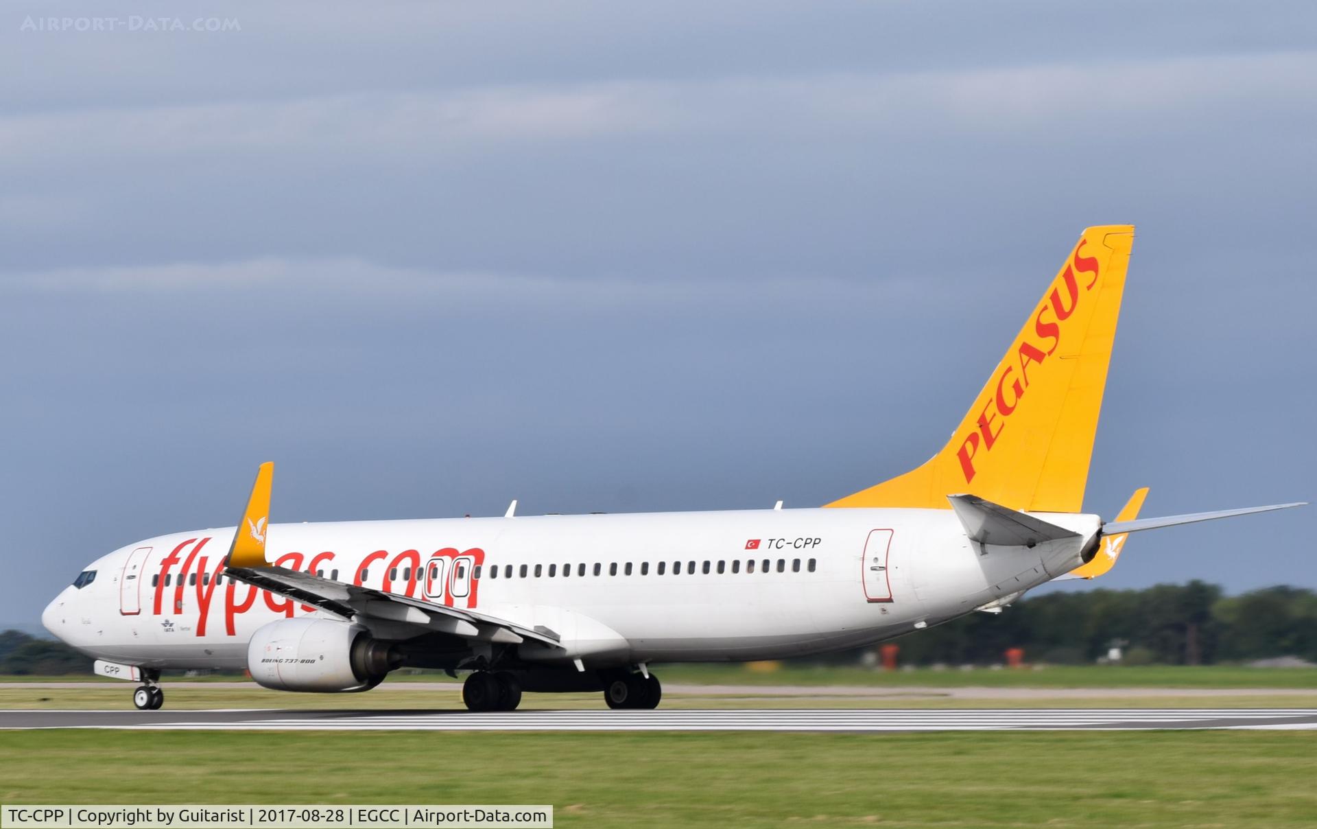 TC-CPP, 2002 Boeing 737-804 C/N 32903, At Manchester