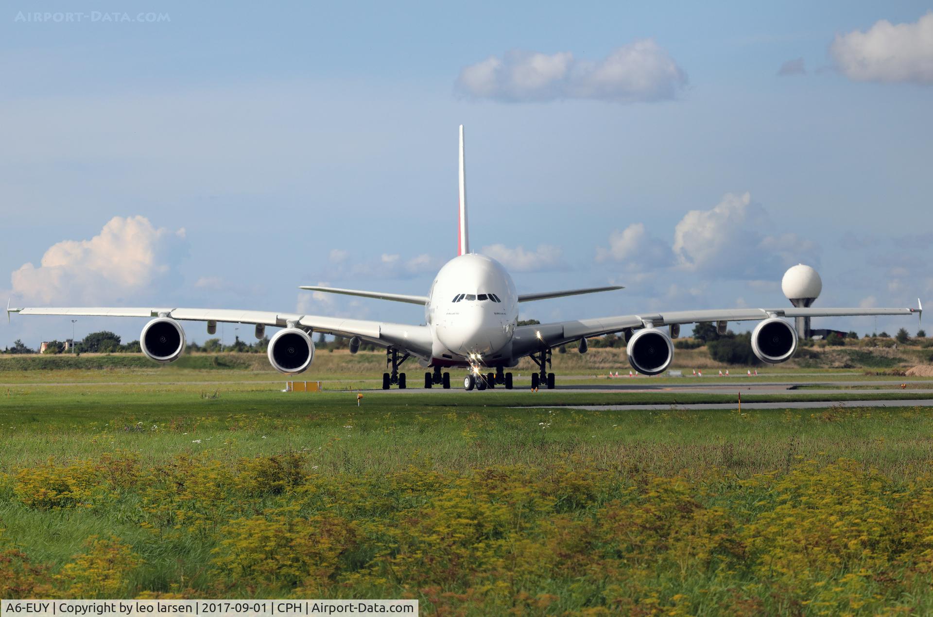 A6-EUY, 2017 Airbus A380-842 C/N 242, Copenhagen 1.9.2017