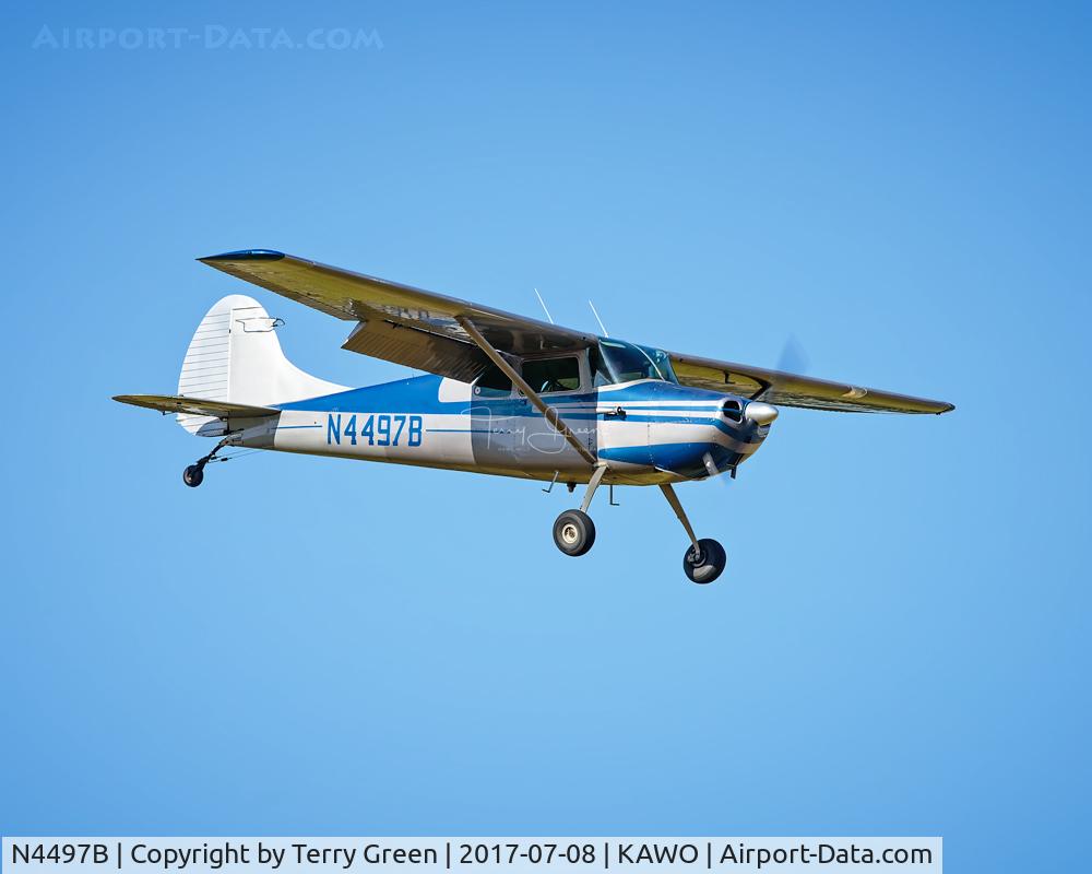 N4497B, 1955 Cessna 170B C/N 26841, KAWO