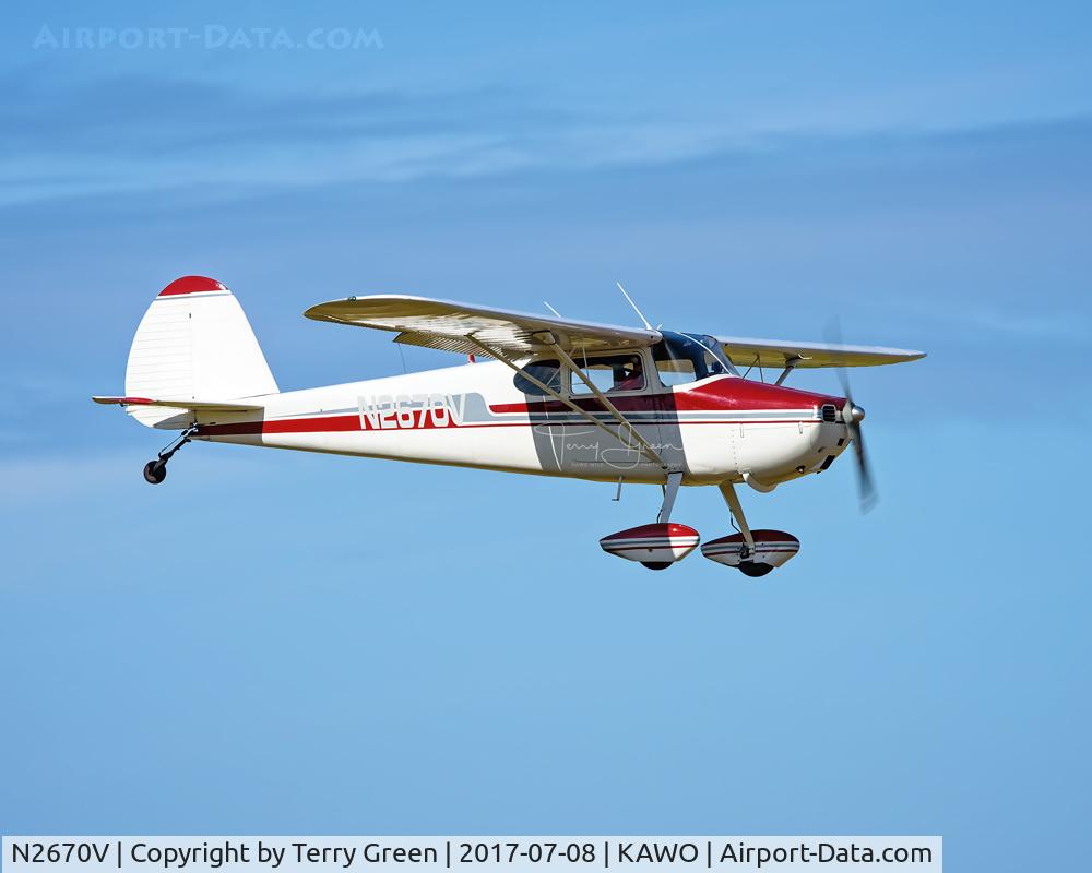 N2670V, 1948 Cessna 170 C/N 18180, KAWO
