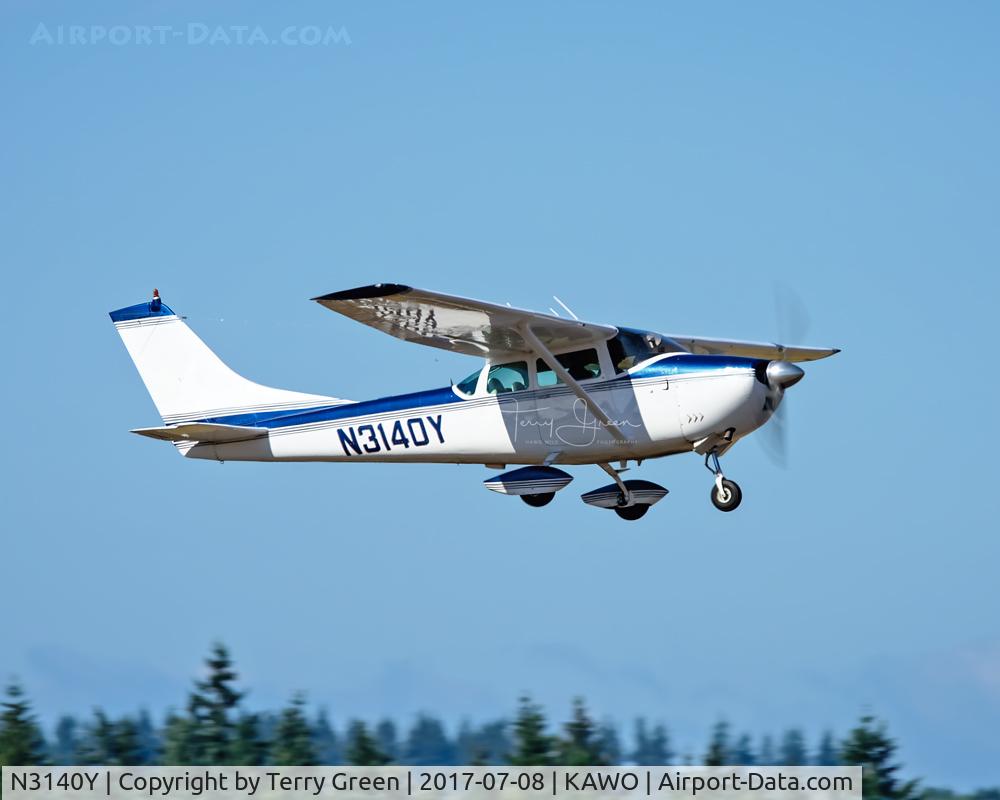 N3140Y, 1962 Cessna 182E Skylane C/N 18254140, KAWO