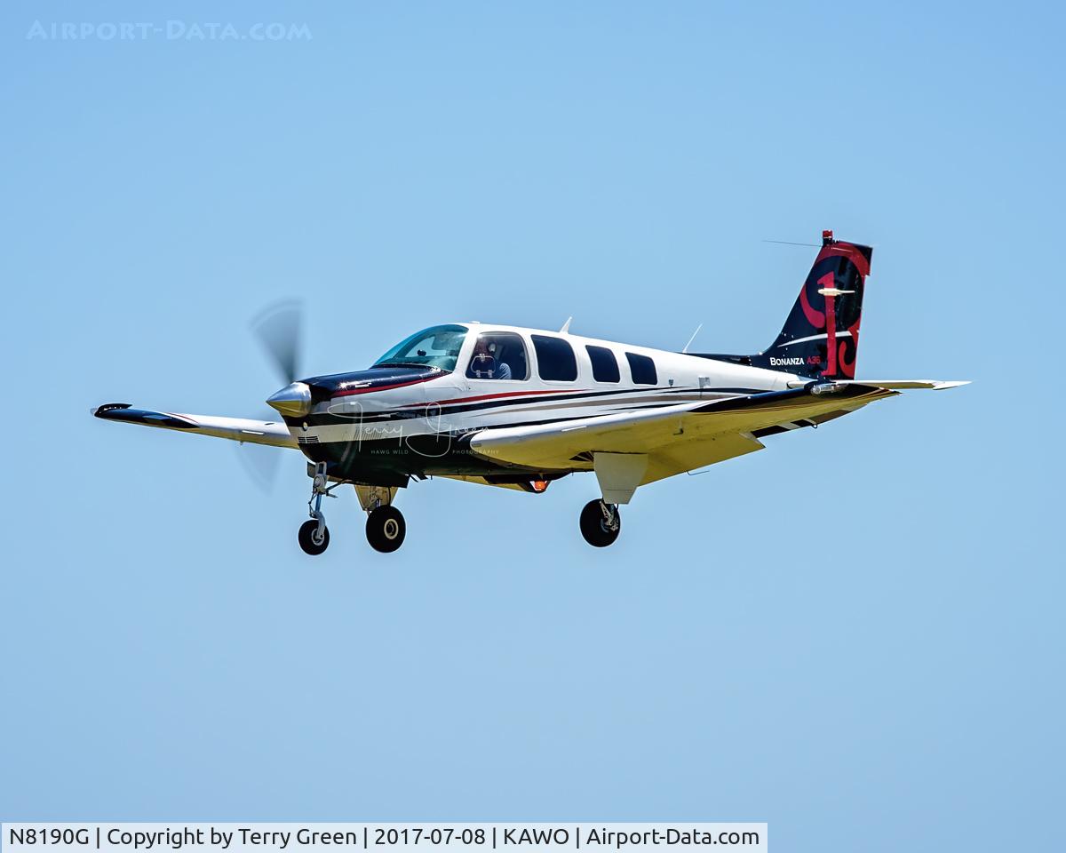 N8190G, 1991 Beech A36 Bonanza 36 C/N E-2658, KAWO