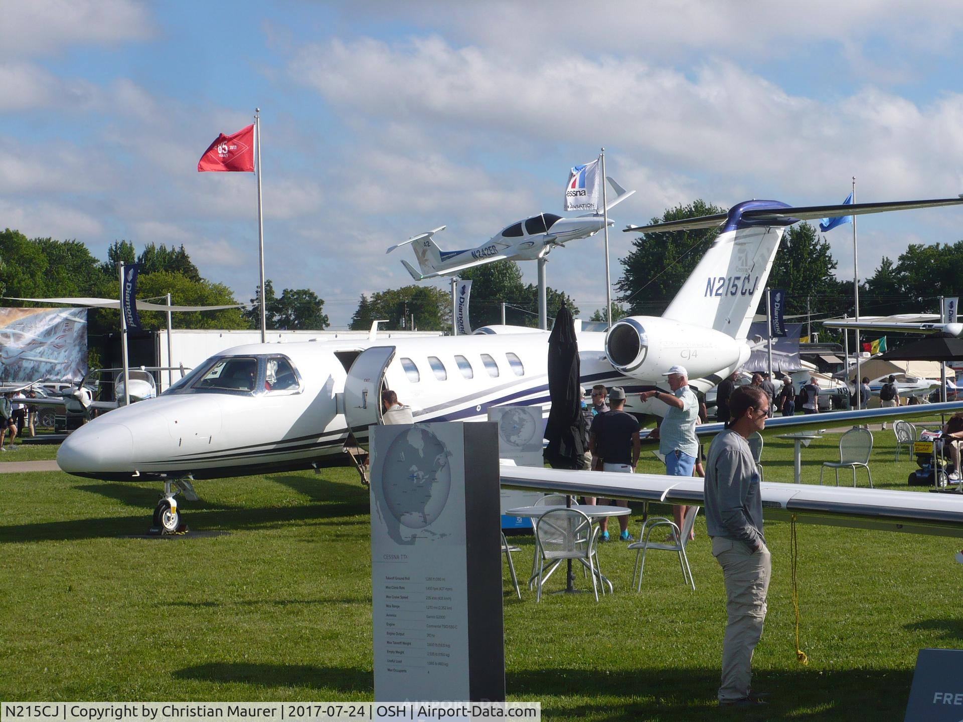 N215CJ, 2016 Cessna 525C CitationJet CJ4 C/N 525C-0215, Cessna Citation CJ4