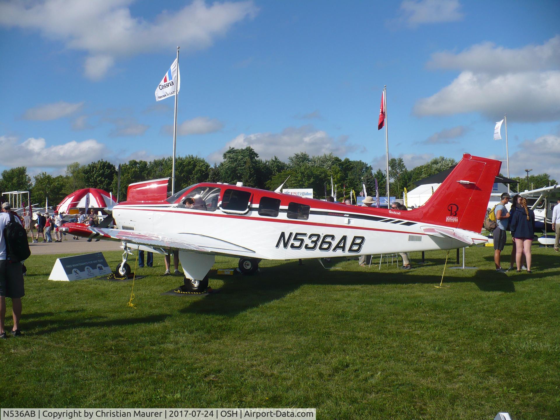 N536AB, 2017 Beech G36 Bonanza C/N E-4108, A Cessna Variant Bonanza
