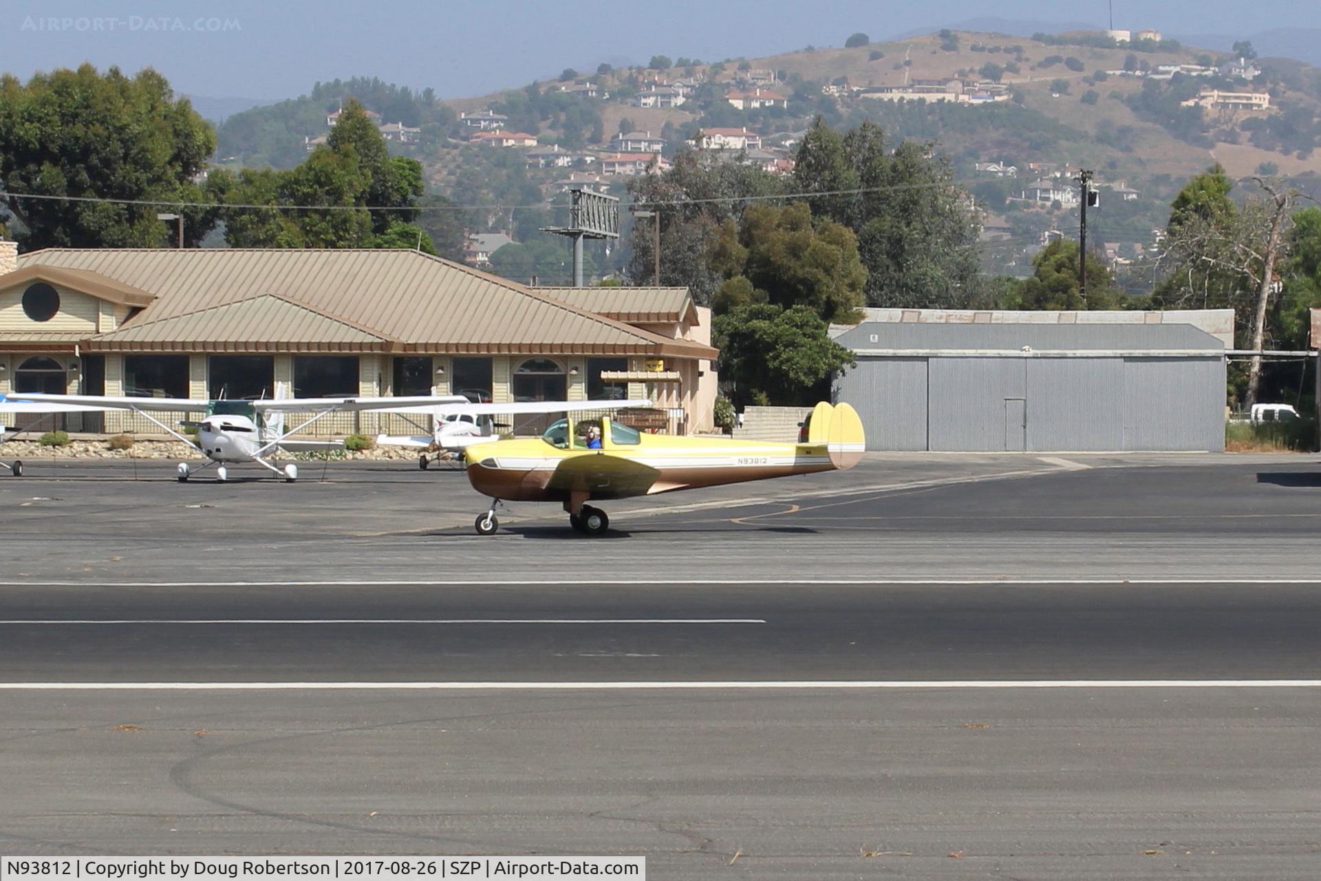 N93812, 1946 Erco 415C Ercoupe C/N 1135, 1946 ERCO ERCOUPE 415-C, Continental A&C75 75 Hp upgrade, taxi back