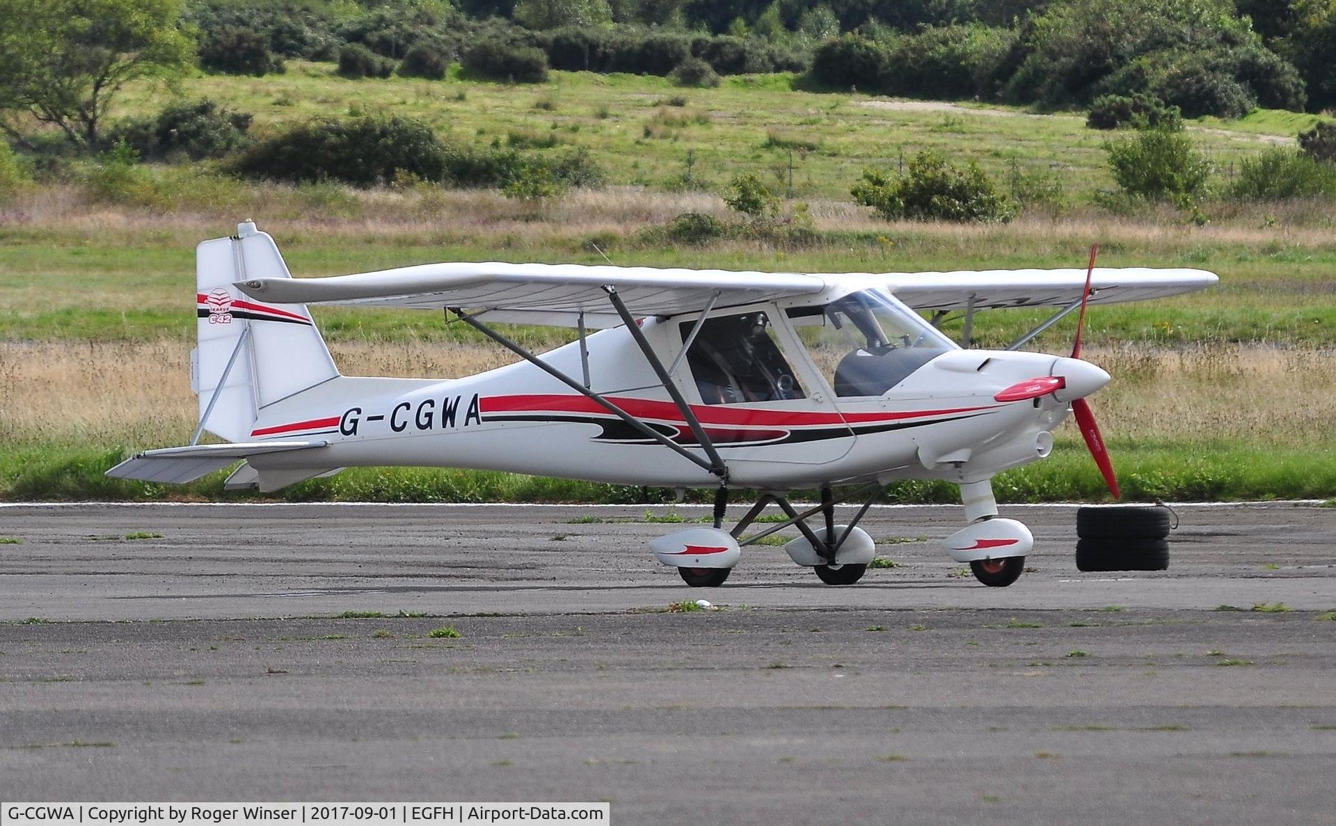 G-CGWA, 2011 Comco Ikarus C42 FB80 Bravo C/N 1103-7139, Visiting C42.
