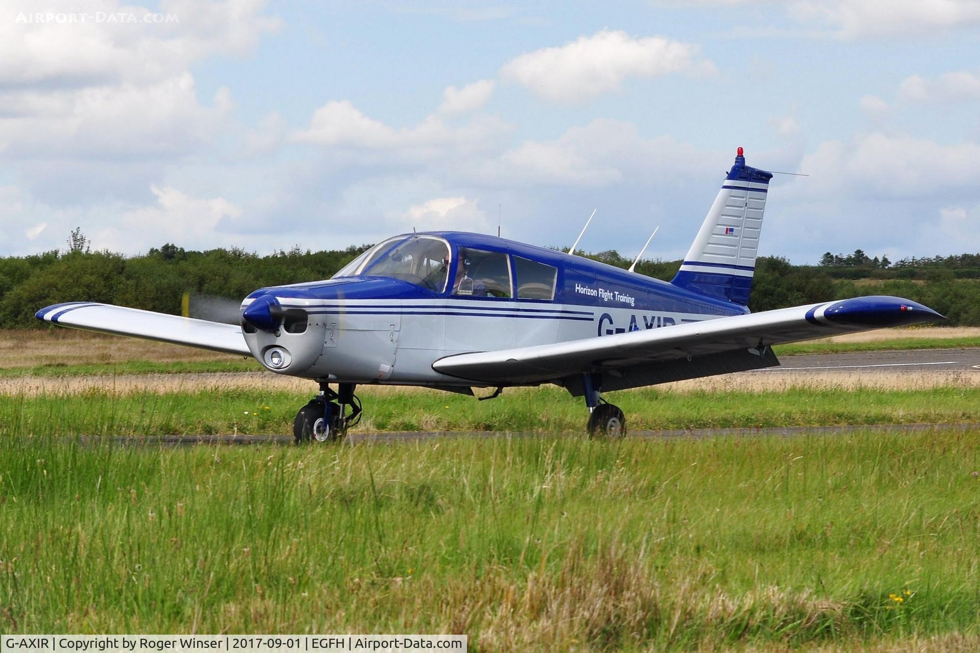 G-AXIR, 1969 Piper PA-28-140 Cherokee C/N 28-25795, Visiting Chrokee operated by Horizon Fllight Training.
