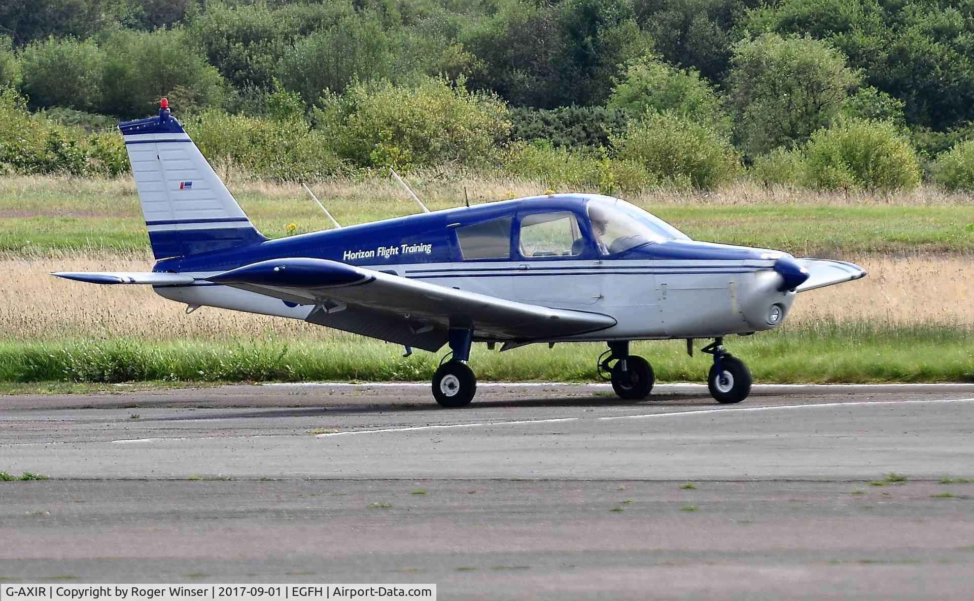 G-AXIR, 1969 Piper PA-28-140 Cherokee C/N 28-25795, Visiting Cherokee operated by Horizon Flight Training.
