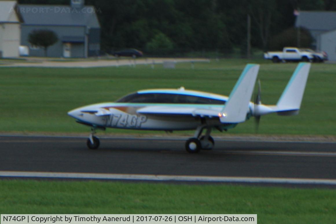 N74GP, Velocity Velocity TXL5 RG C/N 3RX165, Velocity TXL5 RG, c/n: 3RX165