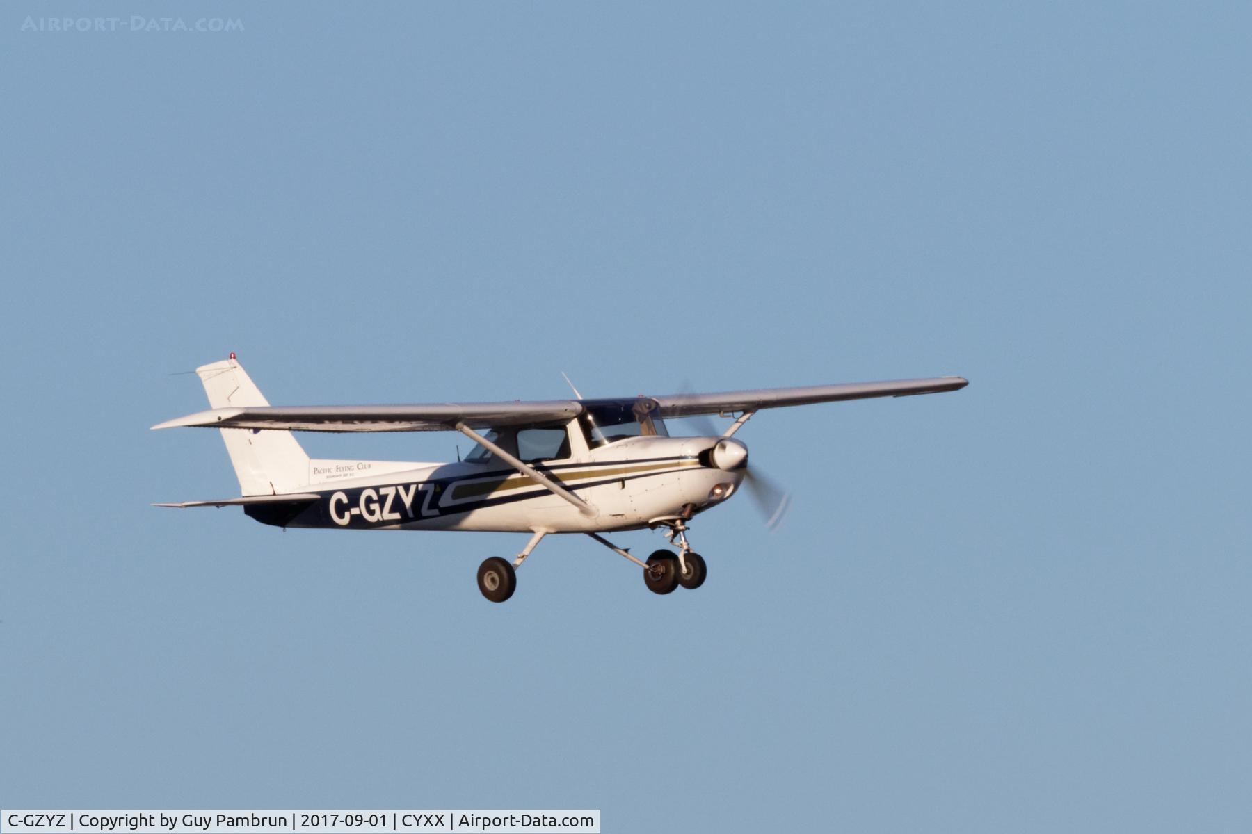 C-GZYZ, 1978 Cessna 152 C/N 15281441, Landing