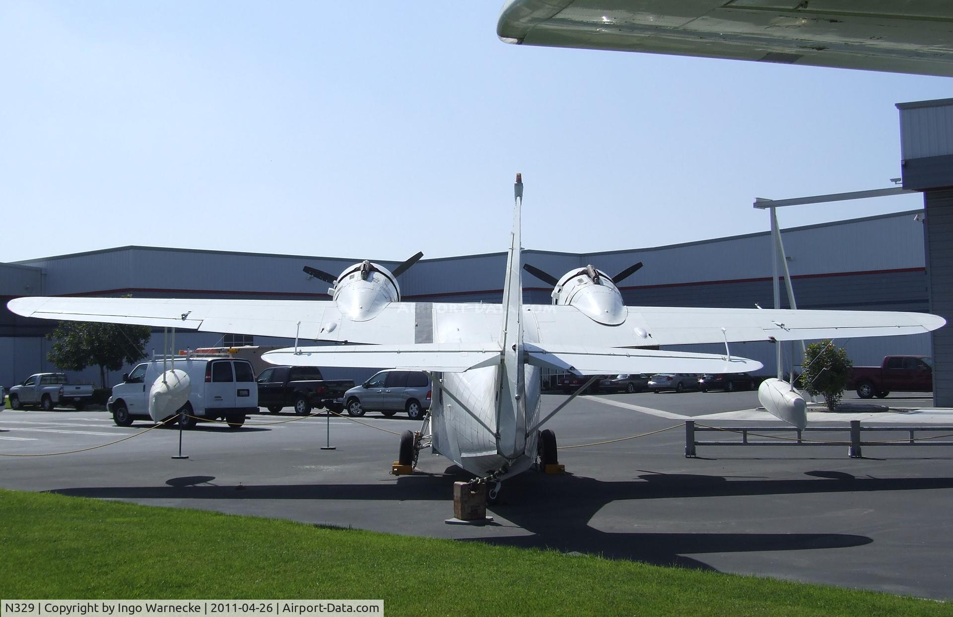 N329, 1945 Grumman G-21A Goose C/N B-140, Grumman G-21A Goose at the Yanks Air Museum, Chino CA