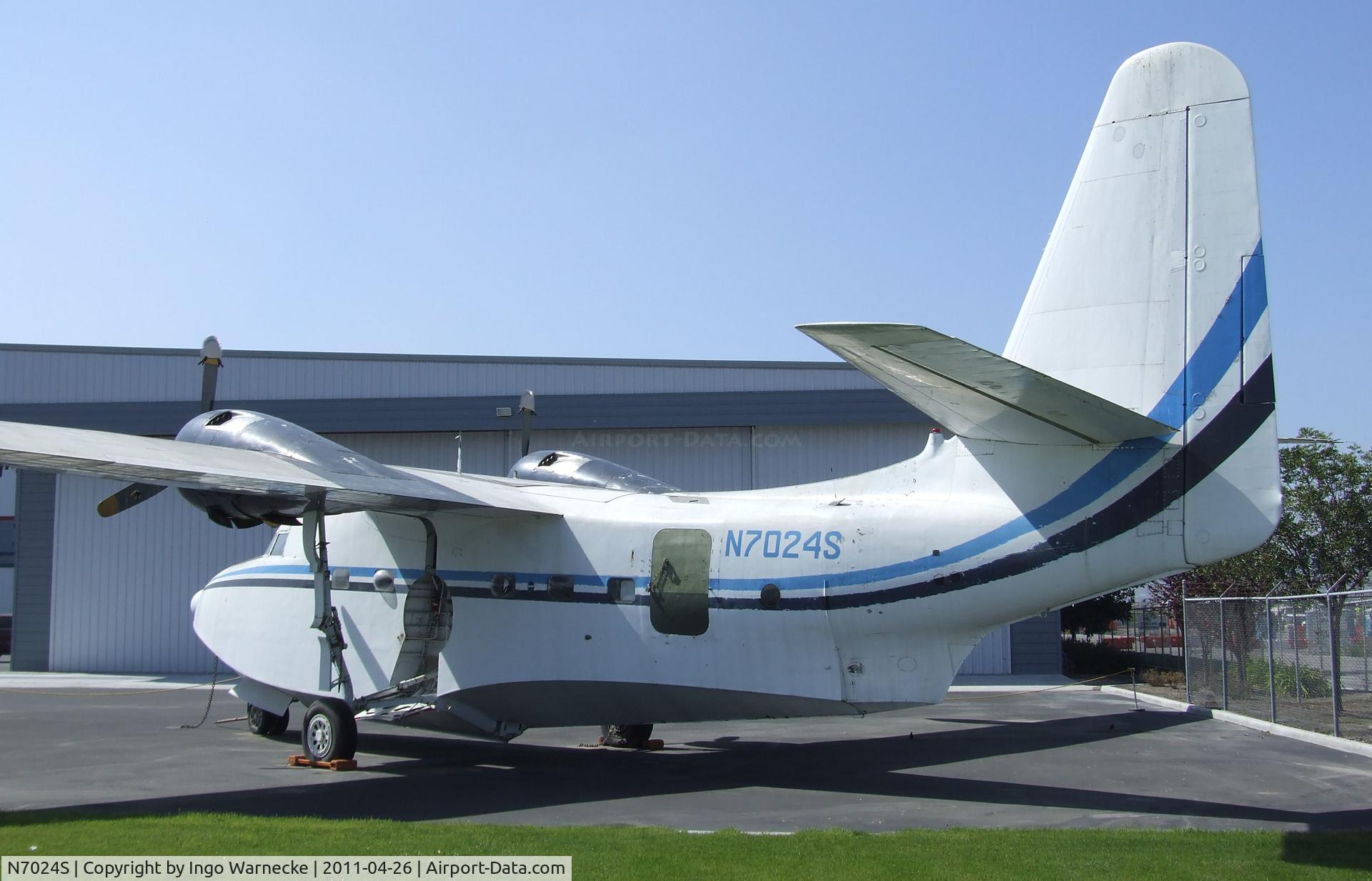 N7024S, Grumman HU-16B Albatross C/N G-258, Grumman HU-16B Albatross at the Yanks Air Museum, Chino CA