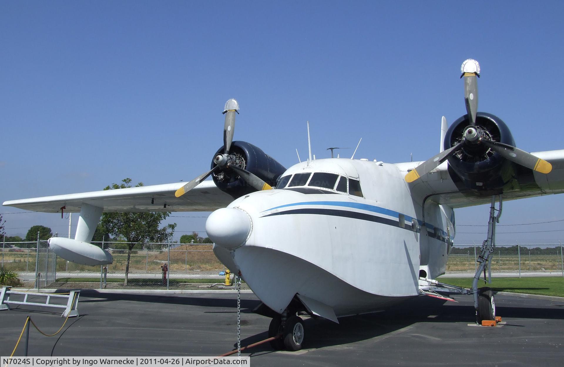 N7024S, Grumman HU-16B Albatross C/N G-258, Grumman HU-16B Albatross at the Yanks Air Museum, Chino CA