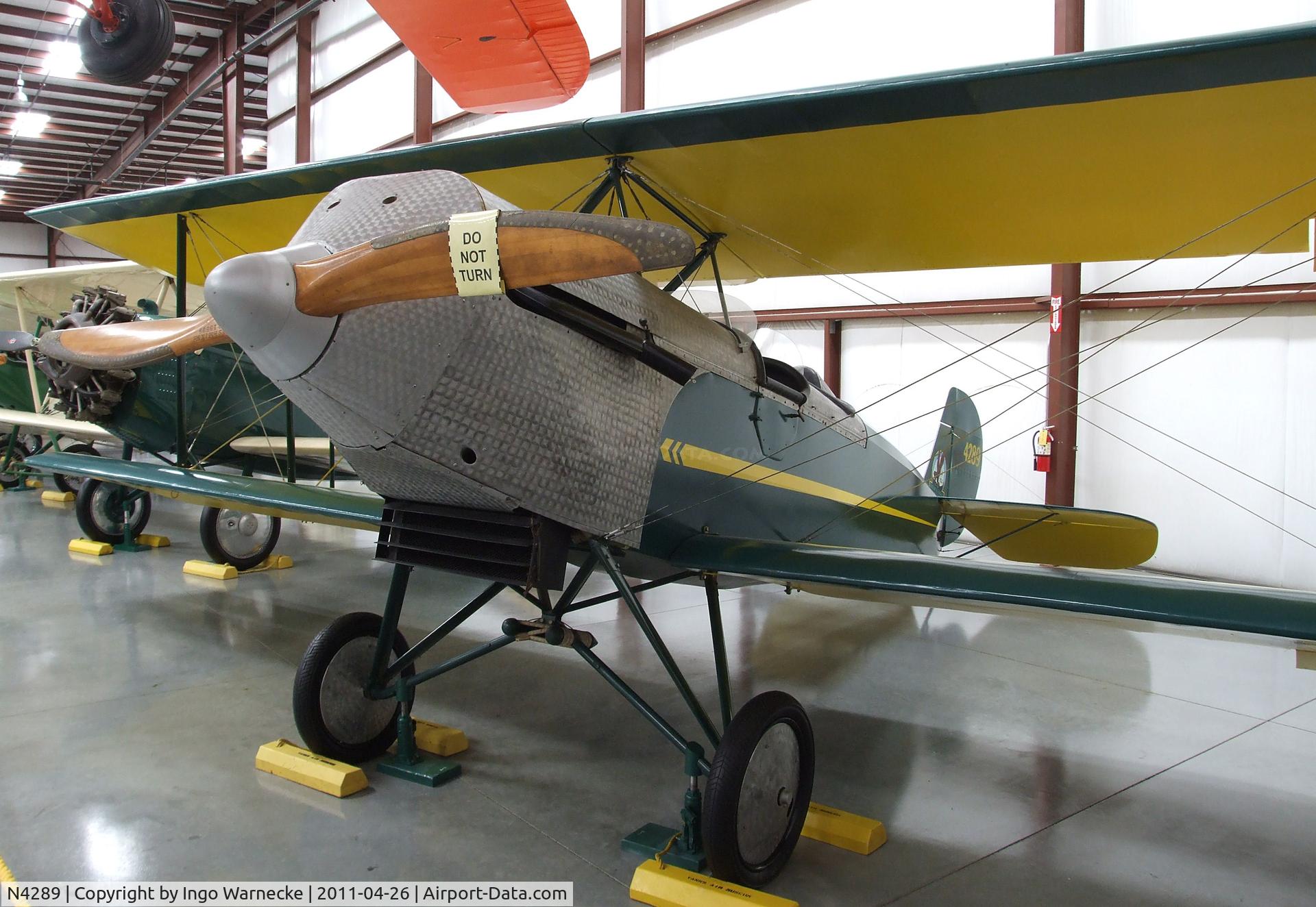 N4289, American Eagle A-1 C/N 100, American Eagle A-1 at the Yanks Air Museum, Chino CA
