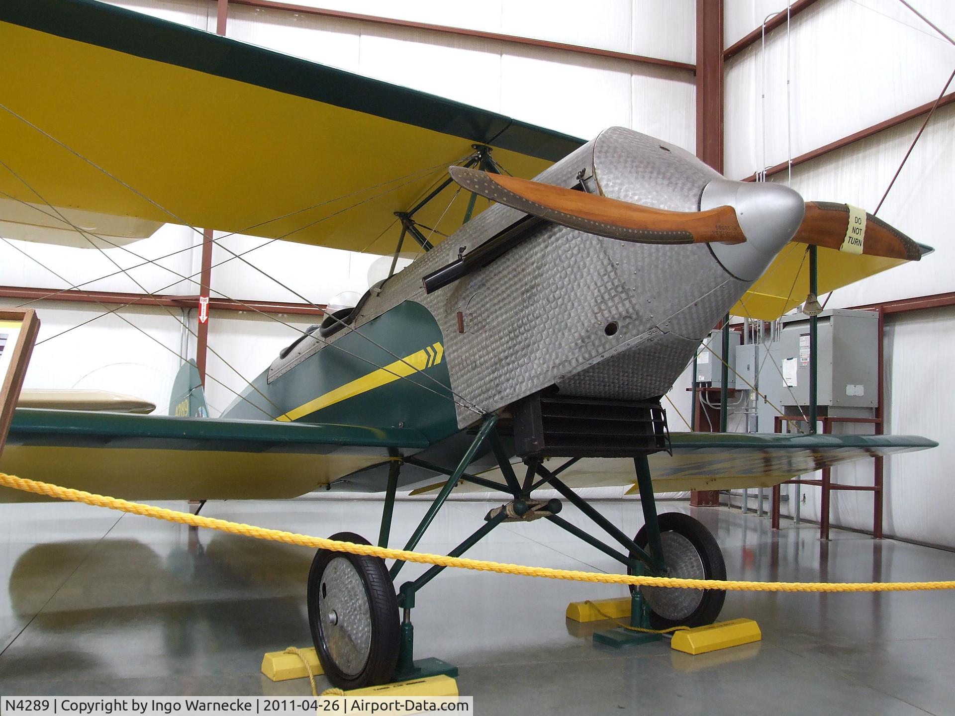 N4289, American Eagle A-1 C/N 100, American Eagle A-1 at the Yanks Air Museum, Chino CA