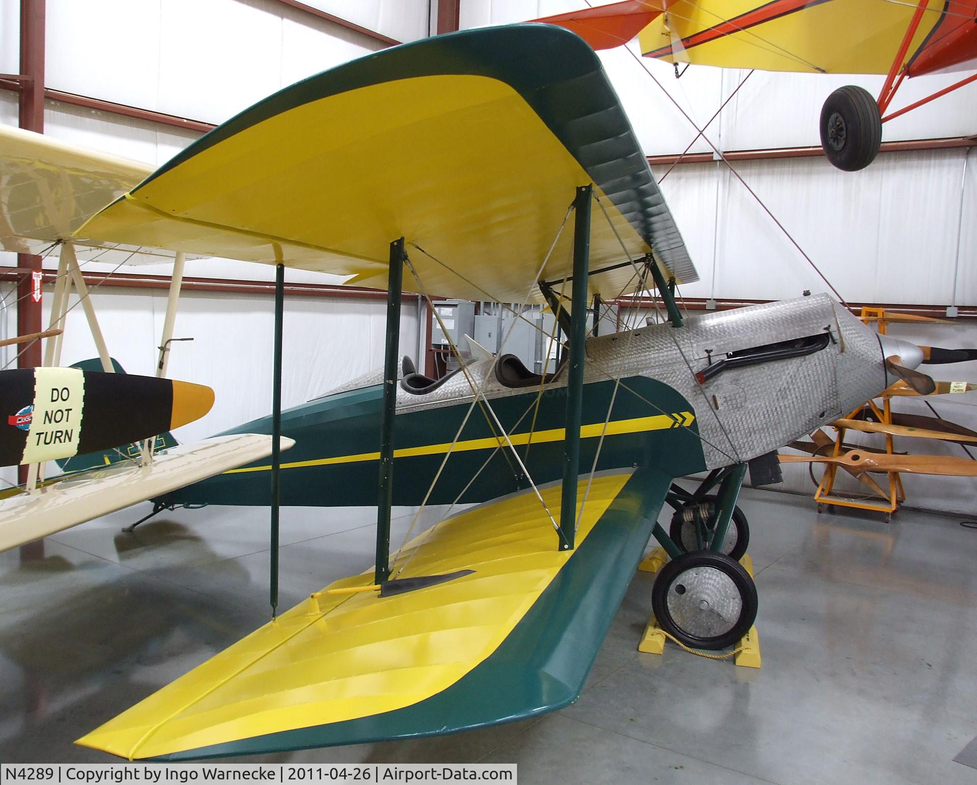 N4289, American Eagle A-1 C/N 100, American Eagle A-1 at the Yanks Air Museum, Chino CA