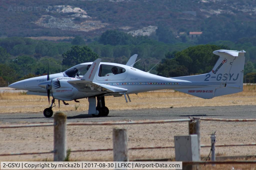 2-GSYJ, 2006 Diamond DA-42 Twin Star C/N 42.135, Taxiing