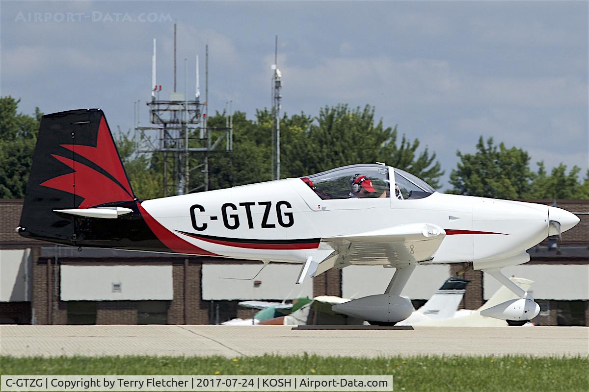 C-GTZG, 2012 Vans RV-9A C/N 90200, At 2017 EAA Airventure at Oshkosh