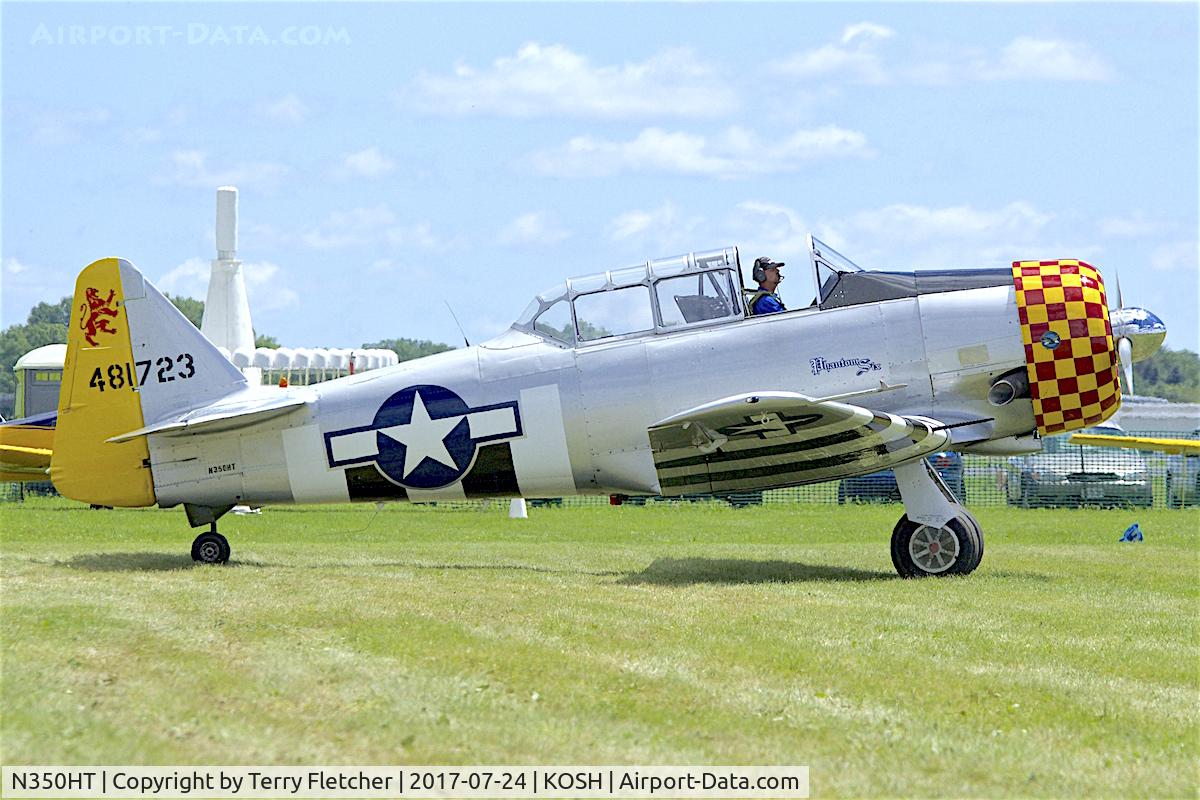N350HT, 1942 North American AT-6D Texan C/N 43756, At 2017 EAA Airventure at Oshkosh