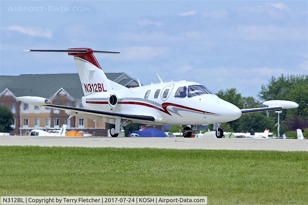 N312BL, 2007 Eclipse Aviation Corp EA500 C/N 000020, At 2017 EAA Airventure at Oshkosh