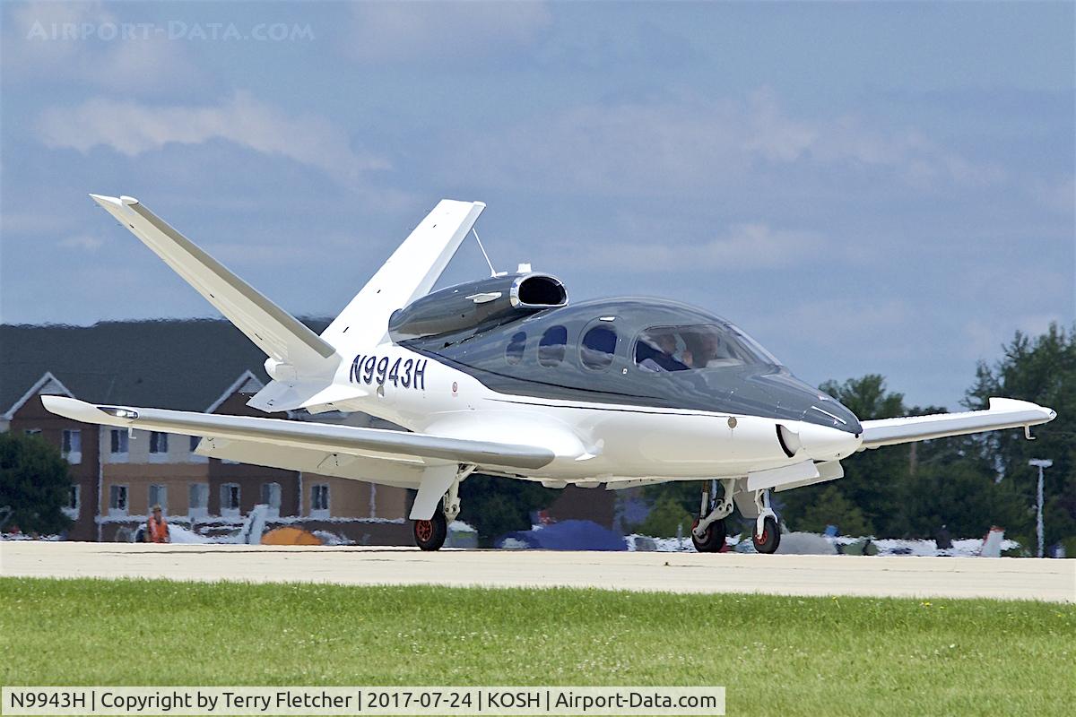 N9943H, 2016 Cirrus SF50 Vision C/N 0007, At 2017 EAA Airventure at Oshkosh