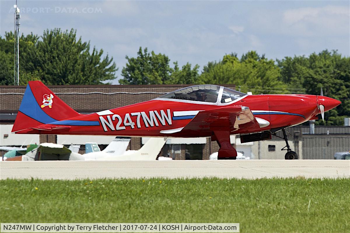 N247MW, Osprey GP-4 C/N 400, At 2017 EAA Airventure at Oshkosh