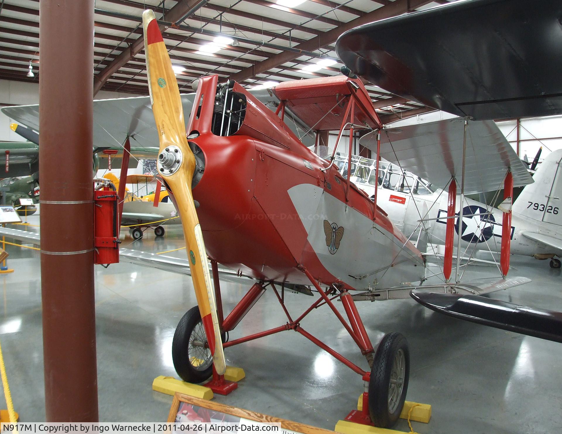N917M, 1929 Moth Aircraft DH-60GMW Gipsy Moth C/N 118, Amercan Moth Corp. D.H.60GMW Gipsy Moth  at the Yanks Air Museum, Chino CA