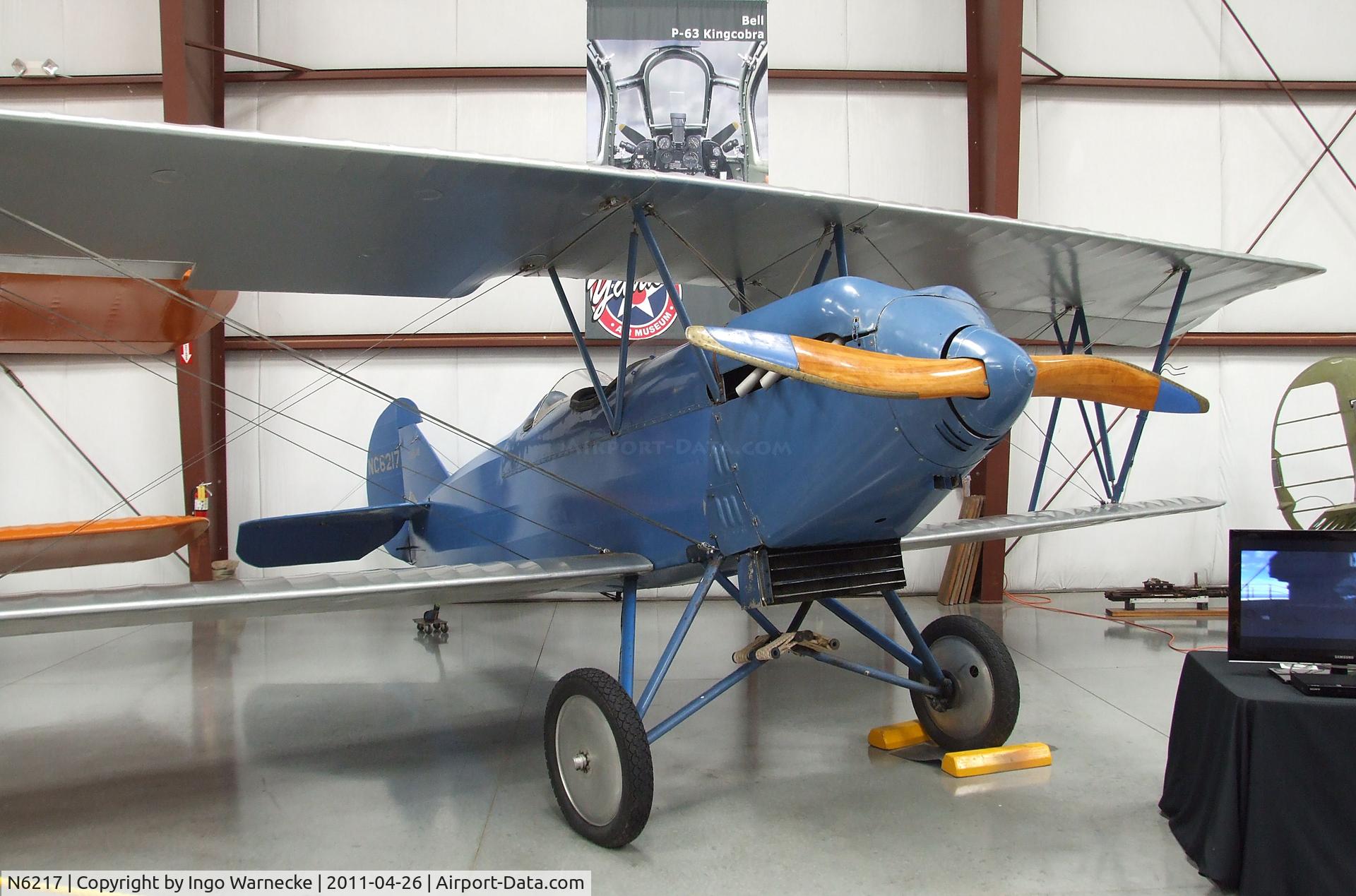 N6217, 1928 Travel Air 2000 C/N 669, Travel Air 2000 at the Yanks Air Museum, Chino CA