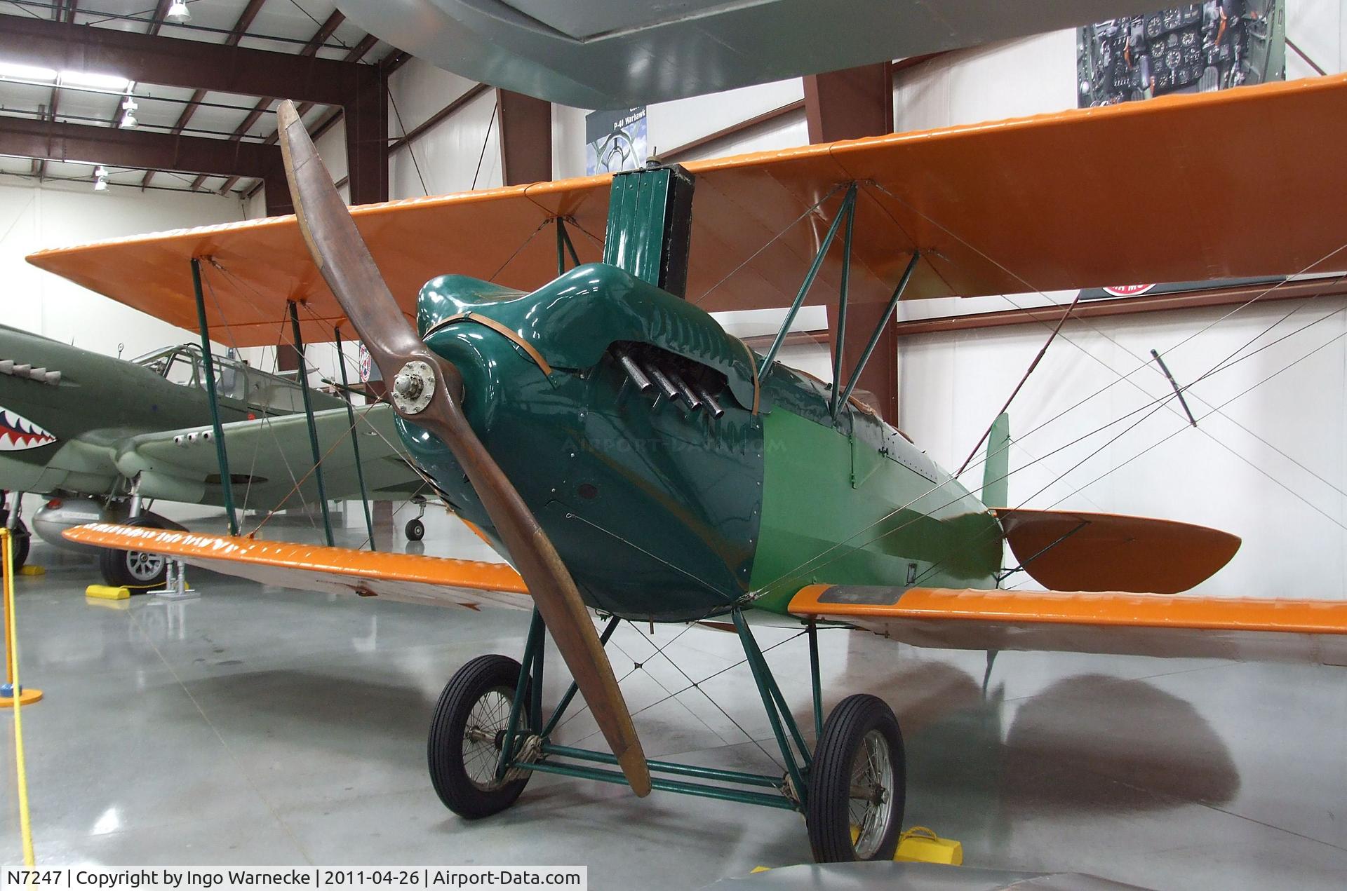 N7247, 1928 Fairchild KR-31 C/N 199, Fairchild (Kreider-Reisner) KR-31 at the Yanks Air Museum, Chino CA