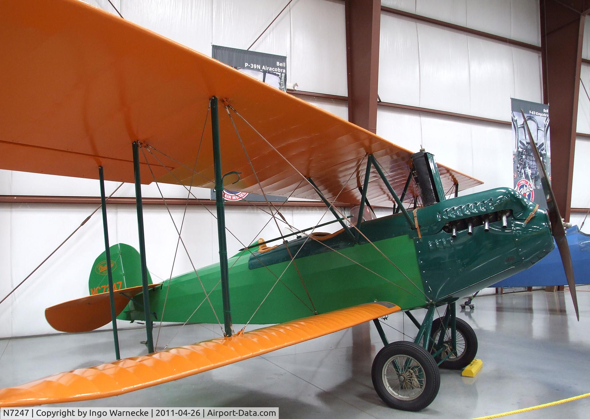 N7247, 1928 Fairchild KR-31 C/N 199, Fairchild (Kreider-Reisner) KR-31 at the Yanks Air Museum, Chino CA