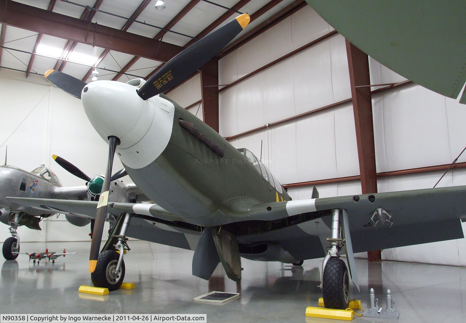N90358, North American-nichols P-51A C/N 436274, North American P-51A (F-6B) Mustang at the Yanks Air Museum, Chino CA