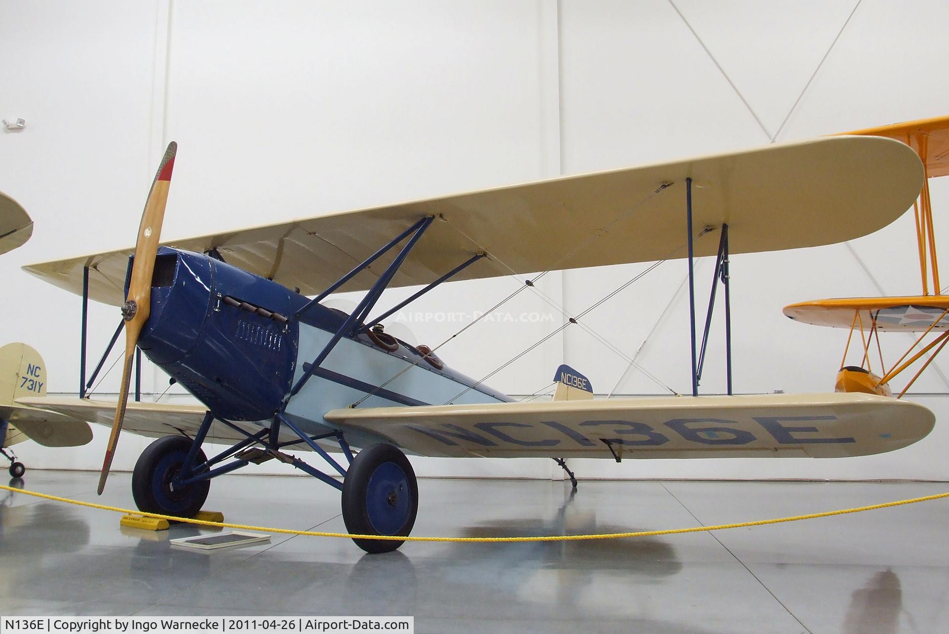 N136E, 1928 Command-aire 3C-3 C/N 532, Command-Aire 3C-3 at the Yanks Air Museum, Chino CA