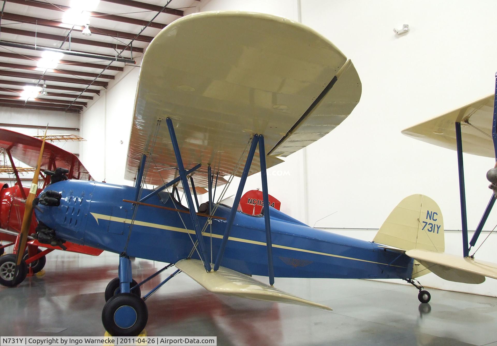N731Y, 1930 Bird BK C/N 2039-19, Bird BK at the Yanks Air Museum, Chino CA