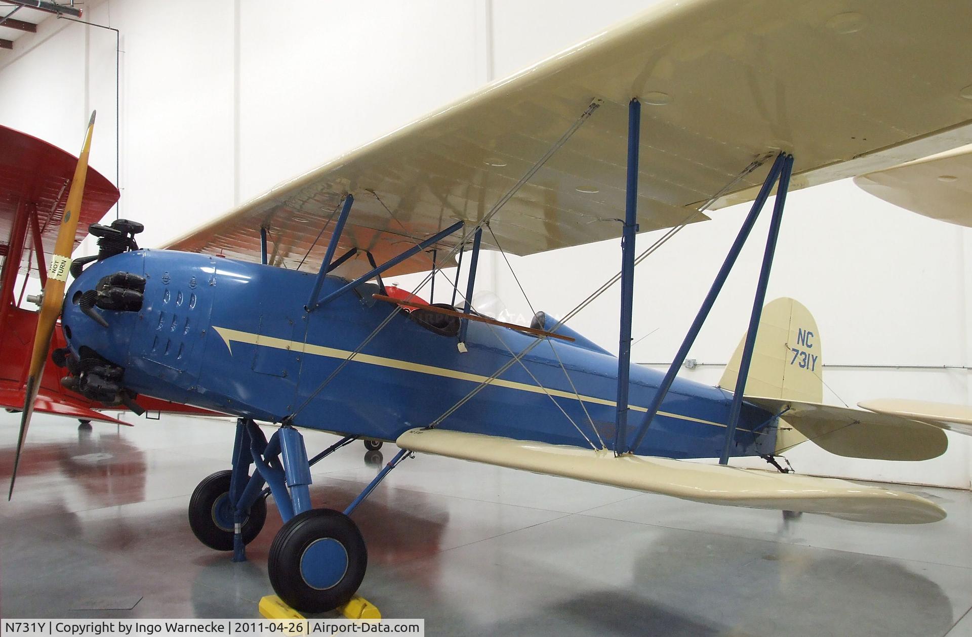 N731Y, 1930 Bird BK C/N 2039-19, Bird BK at the Yanks Air Museum, Chino CA