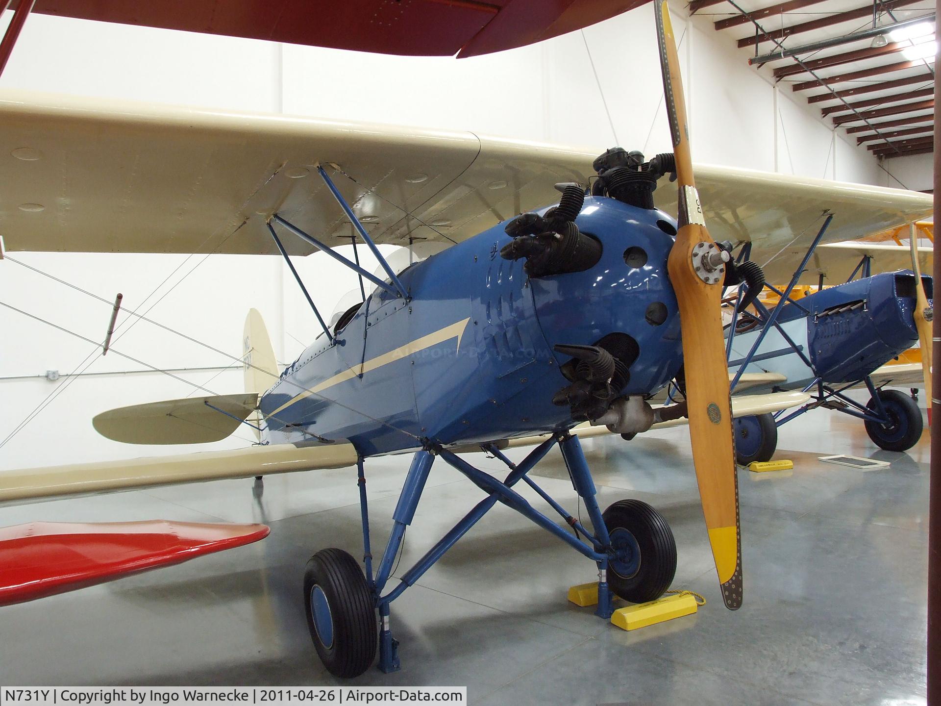 N731Y, 1930 Bird BK C/N 2039-19, Bird BK at the Yanks Air Museum, Chino CA