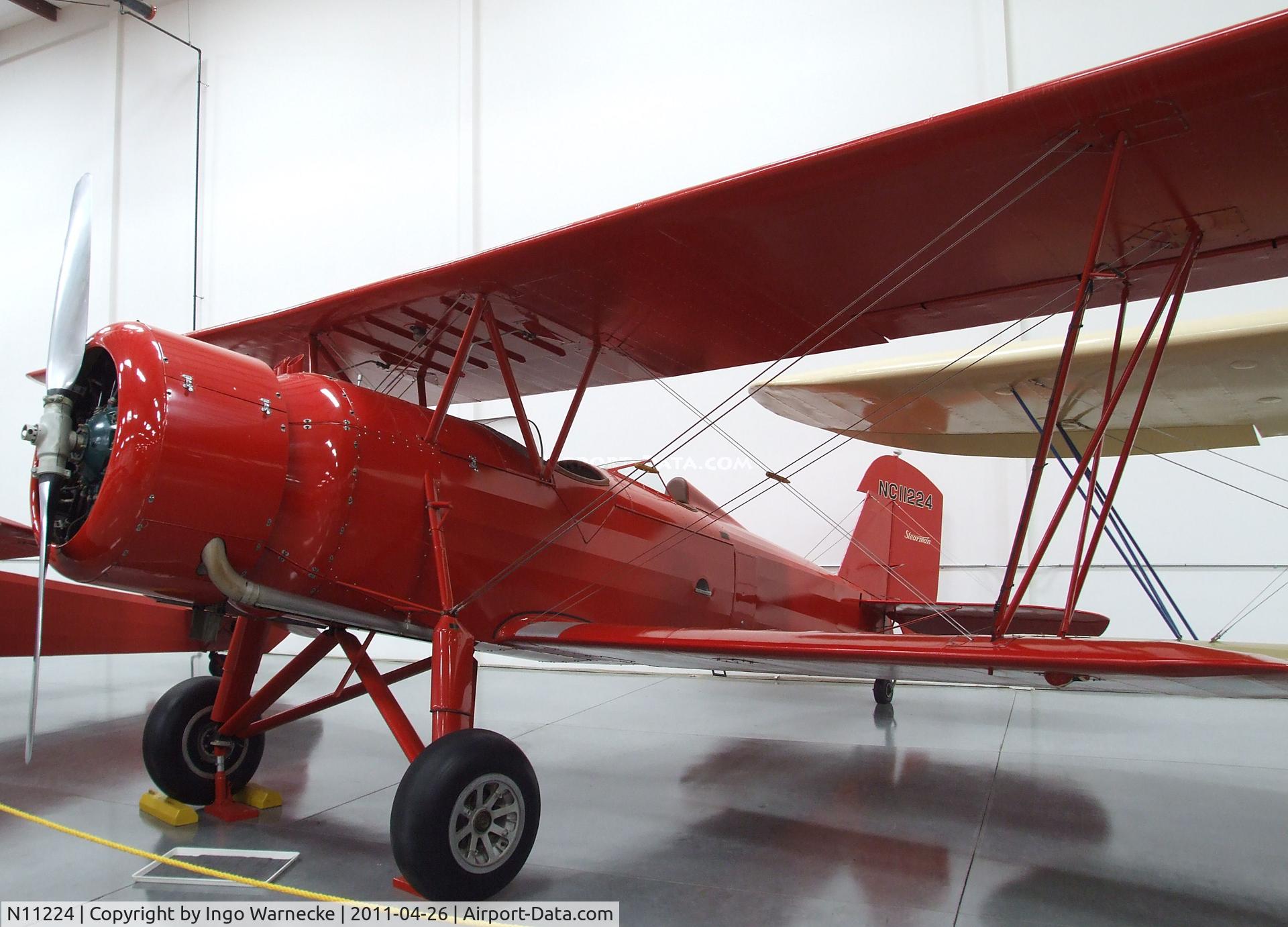 N11224, 1931 Stearman 4-E Junior Speedmail C/N 4026, Stearman 4-E Junior Speedmail at the Yanks Air Museum, Chino CA