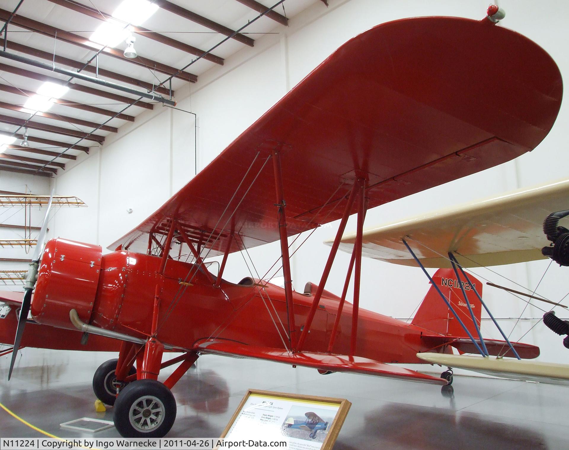 N11224, 1931 Stearman 4-E Junior Speedmail C/N 4026, Stearman 4-E Junior Speedmail at the Yanks Air Museum, Chino CA