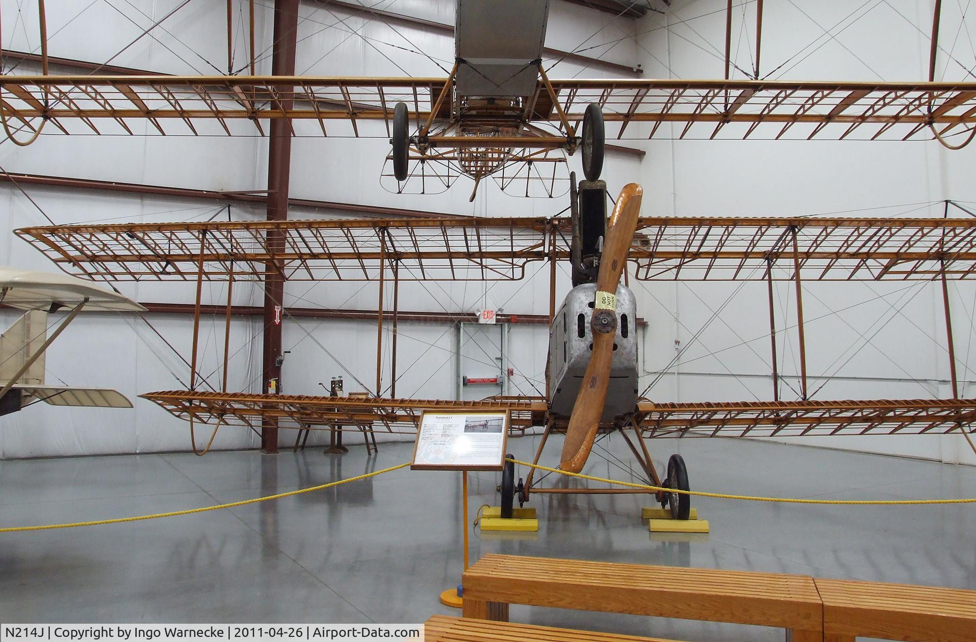 N214J, Standard Aircraft Co J-1 C/N 214, Standard Aircraft Co J-1 at the Yanks Air Museum, Chino CA