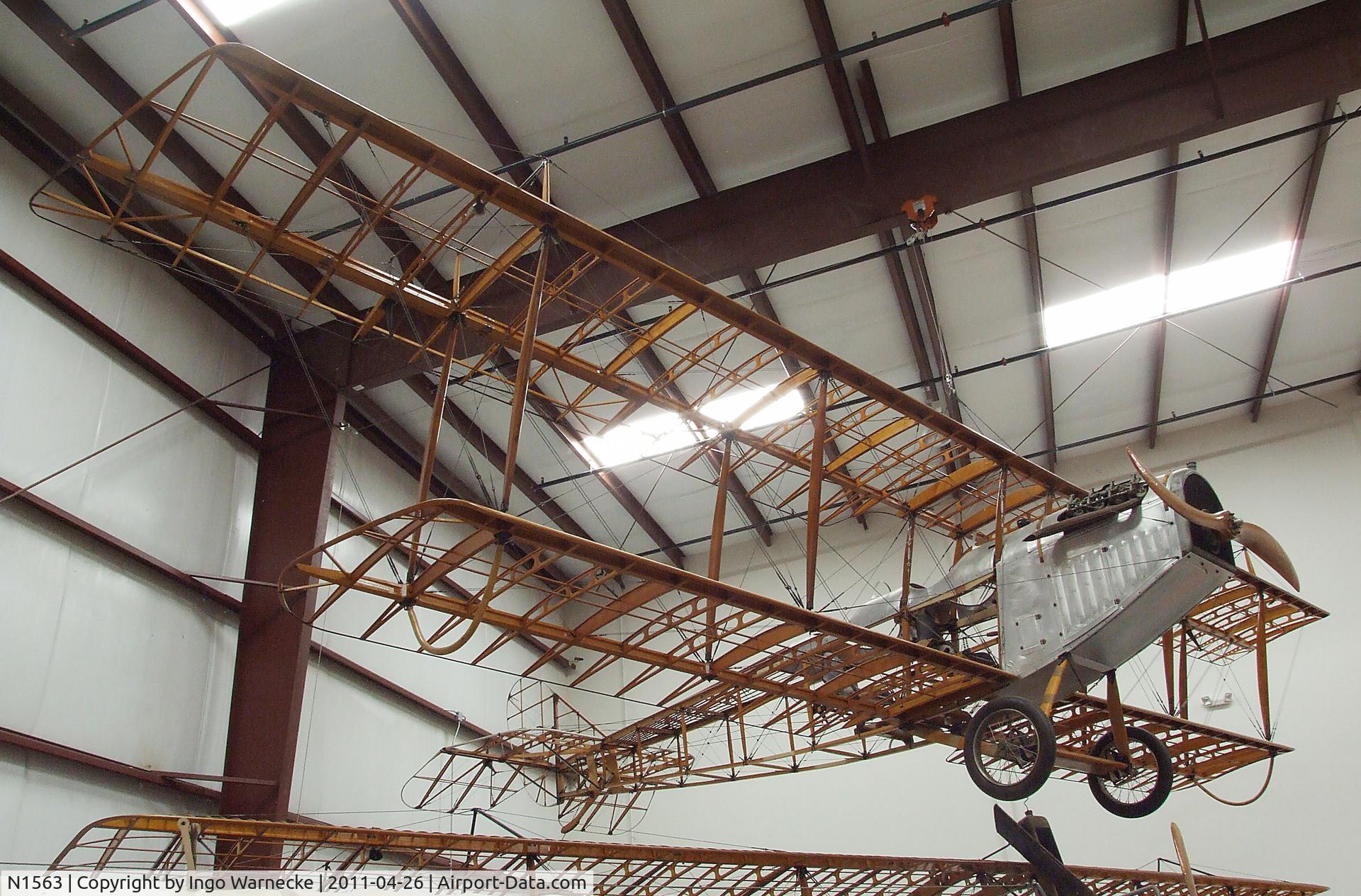 N1563, Curtiss JN-4D Jenny C/N D-51, Curtiss JN-4D (without skin) at the Yanks Air Museum, Chino CA
