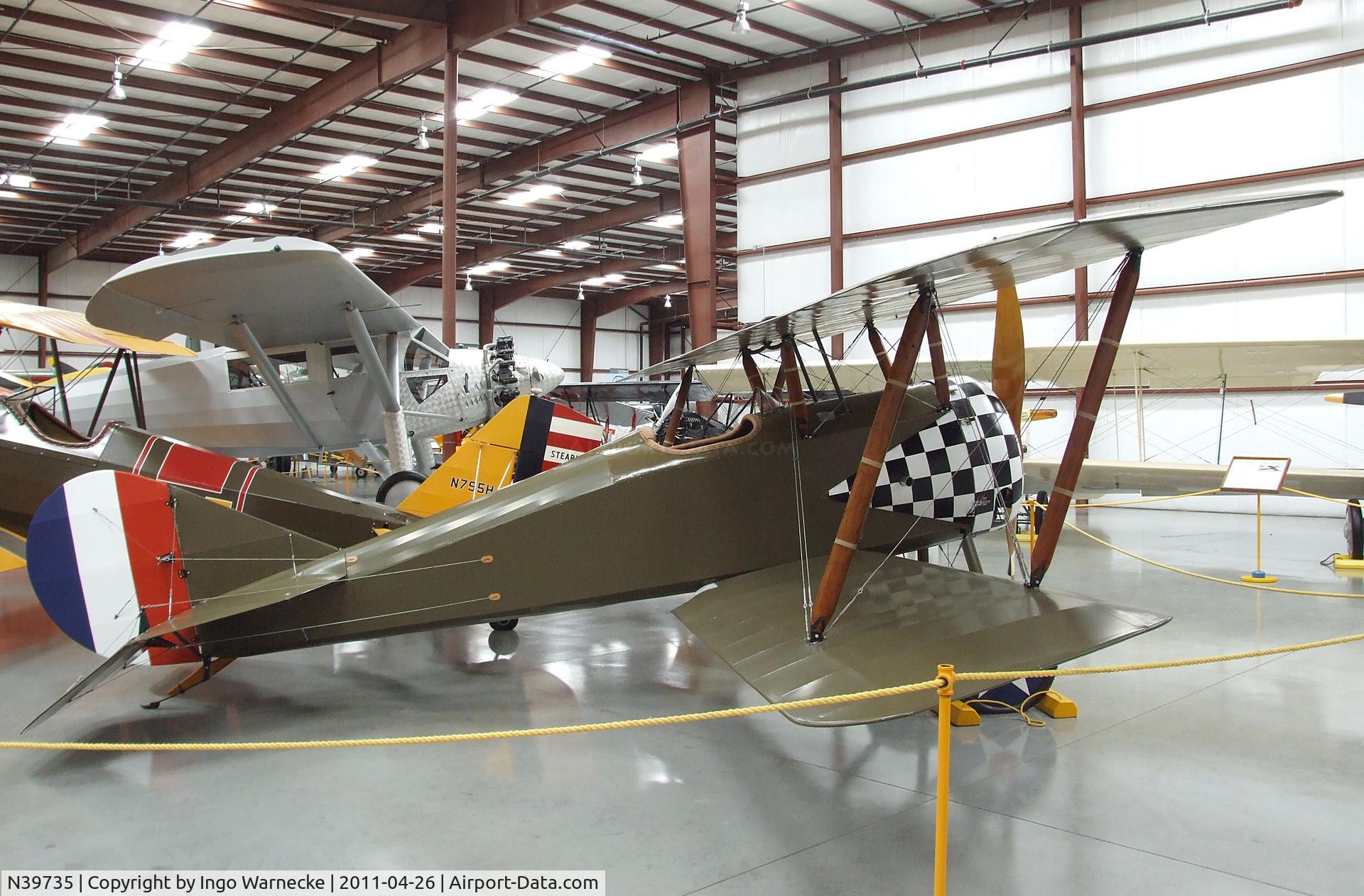 N39735, Thomas-Morse S-4C Scout C/N 39734, Thomas-Morse S-4C Scout at the Yanks Air Museum, Chino CA