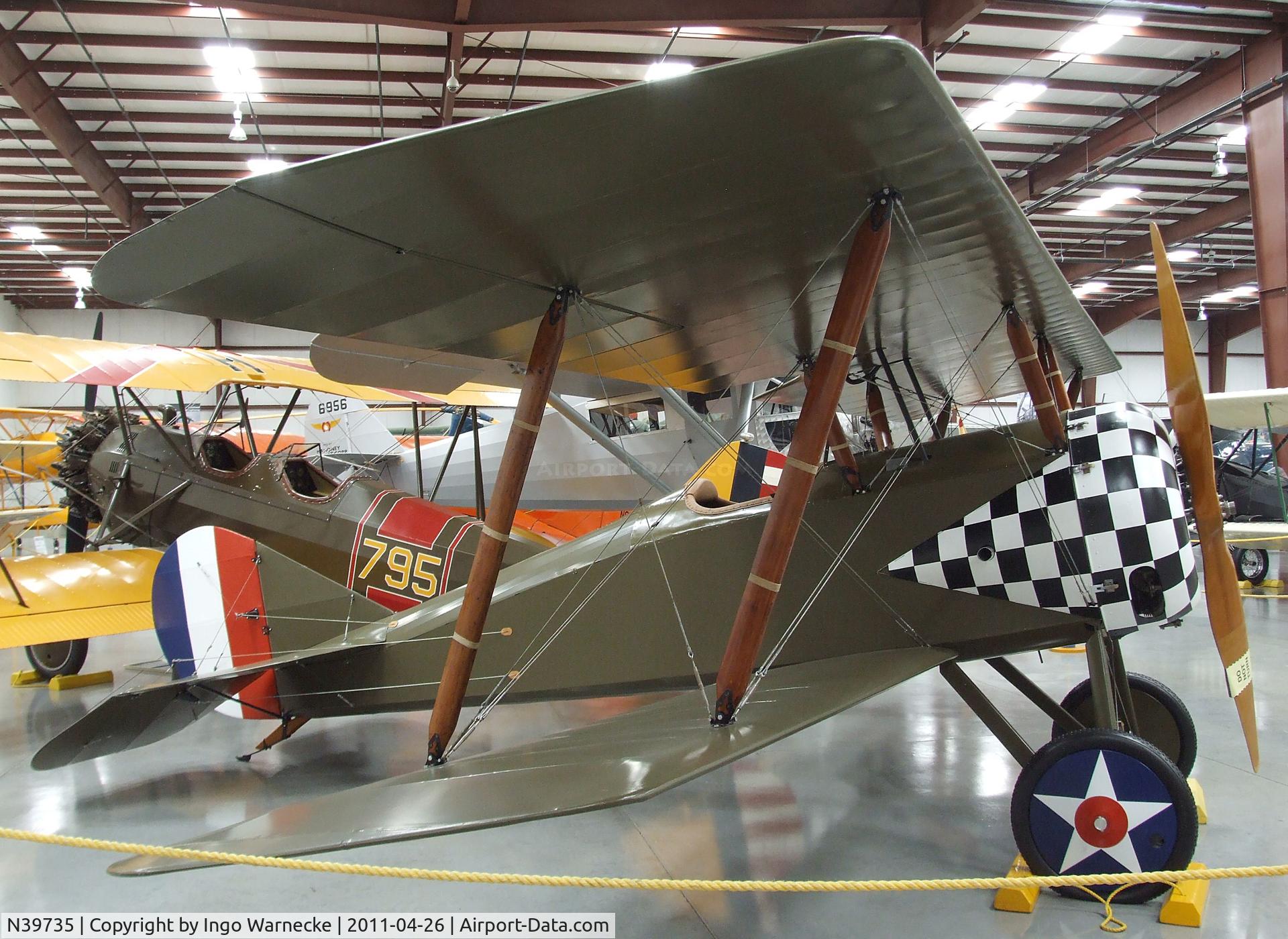 N39735, Thomas-Morse S-4C Scout C/N 39734, Thomas-Morse S-4C Scout at the Yanks Air Museum, Chino CA