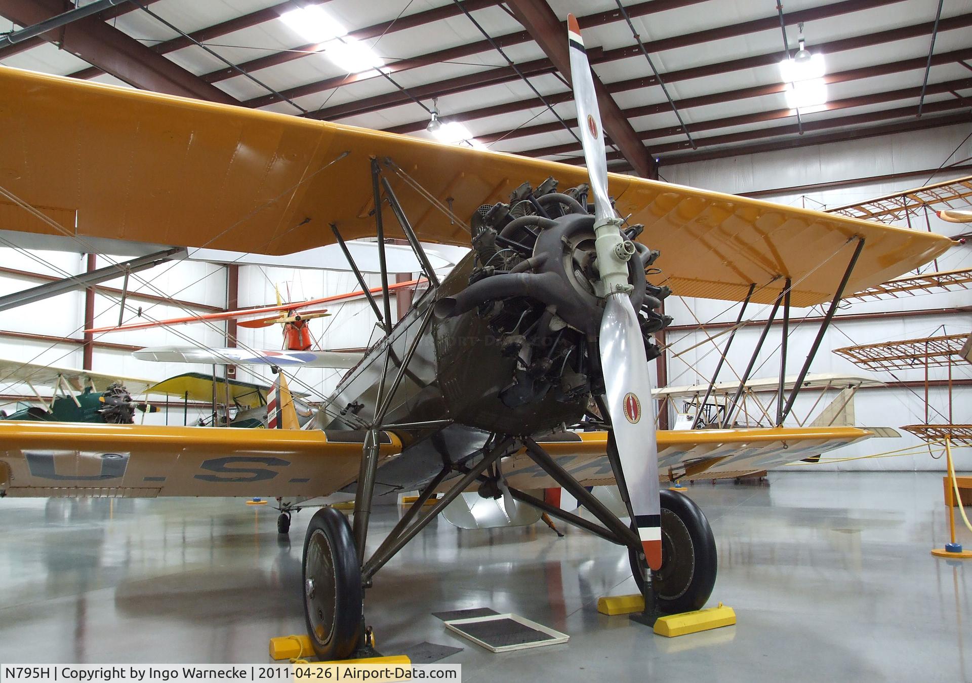 N795H, 1931 Stearman 6L Cloudboy C/N 6004, Stearman 6L Cloudboy (YPT-9B) at the Yanks Air Museum, Chino CA