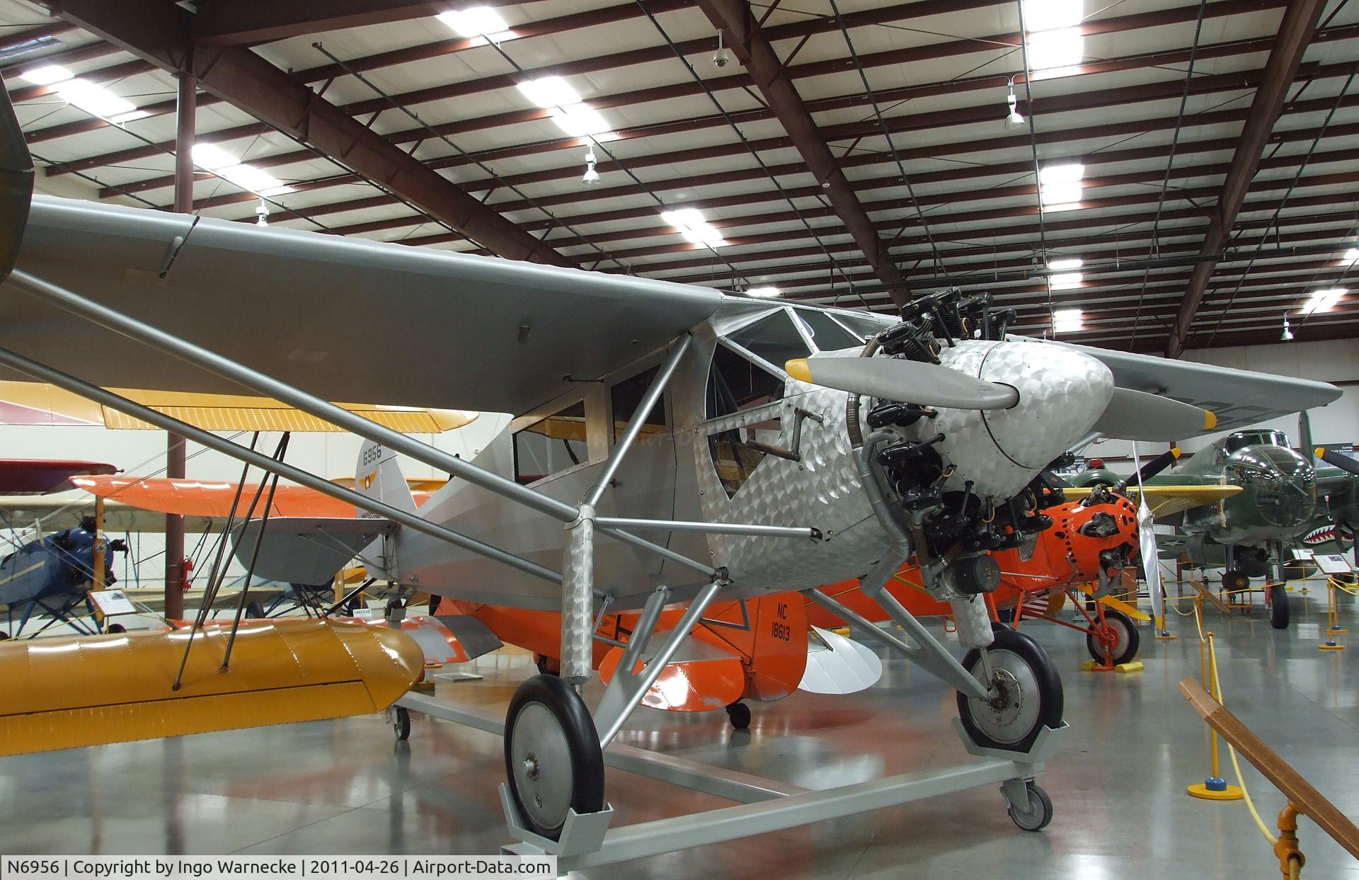 N6956, 1928 Ryan Aircraft B1 Brougham C/N 141, Ryan B-1 Brougham at the Yanks Air Museum, Chino CA