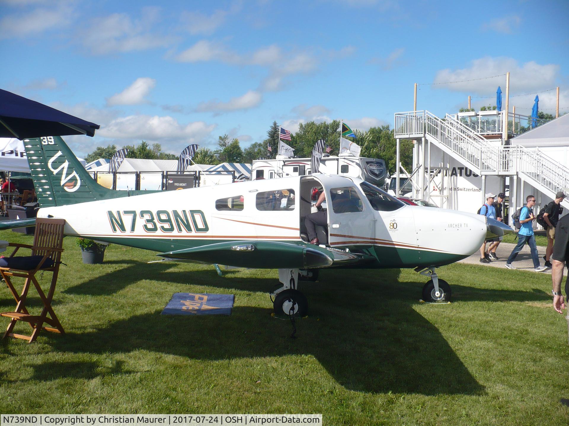 N739ND, 2017 Piper PA-28-181 Archer C/N 2843888, Piper PA-28-181